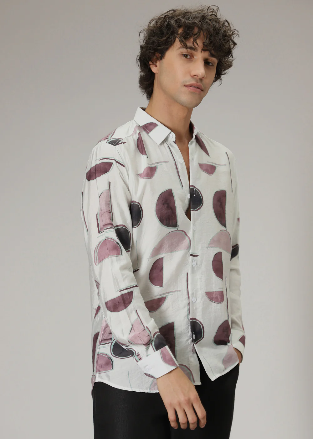 Geometric Print Shirt - Image 7
