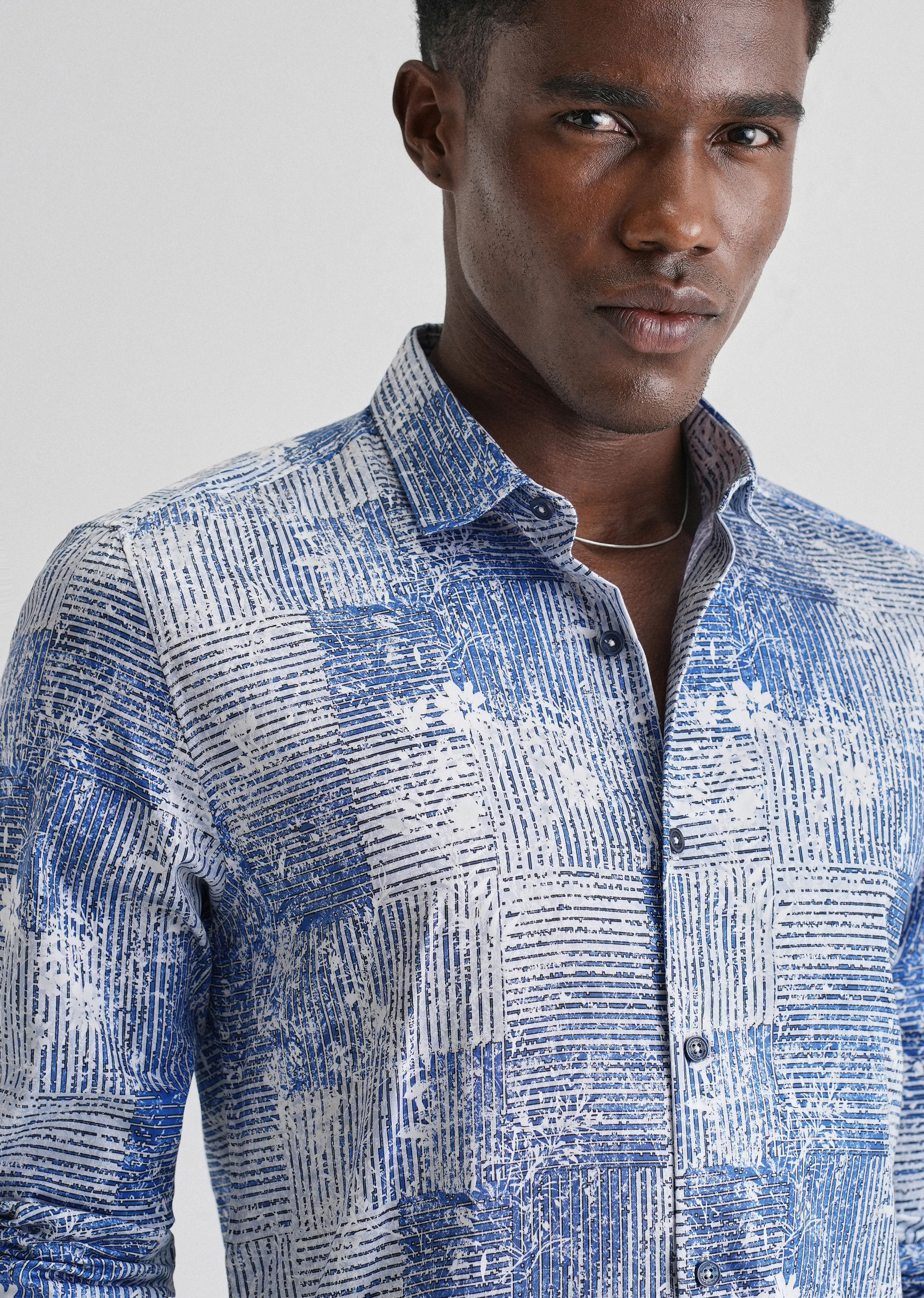 Geometric Print Full-Sleeves Shirt - Image 5