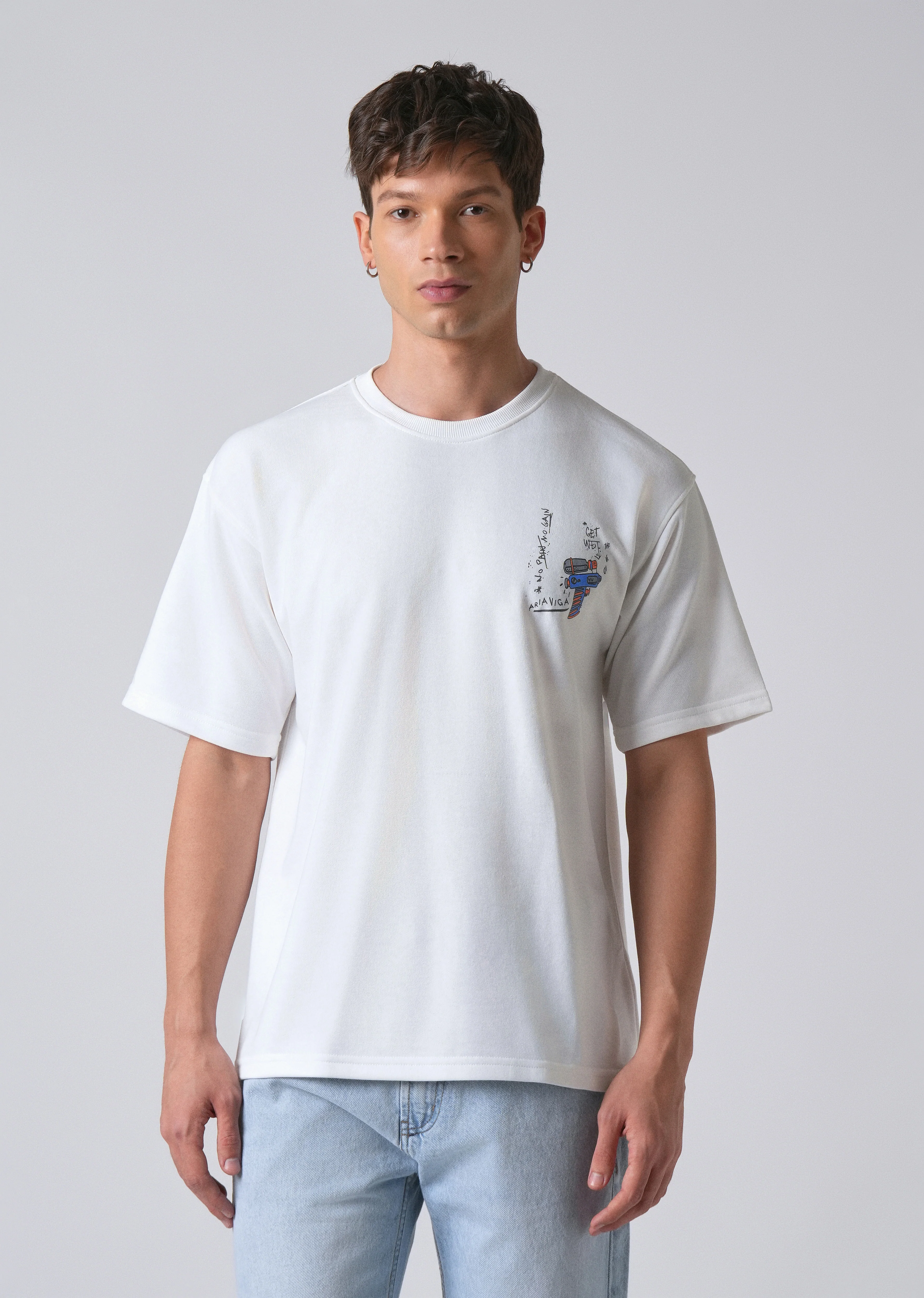 Ghost White Oversized T-shirt - Image 3