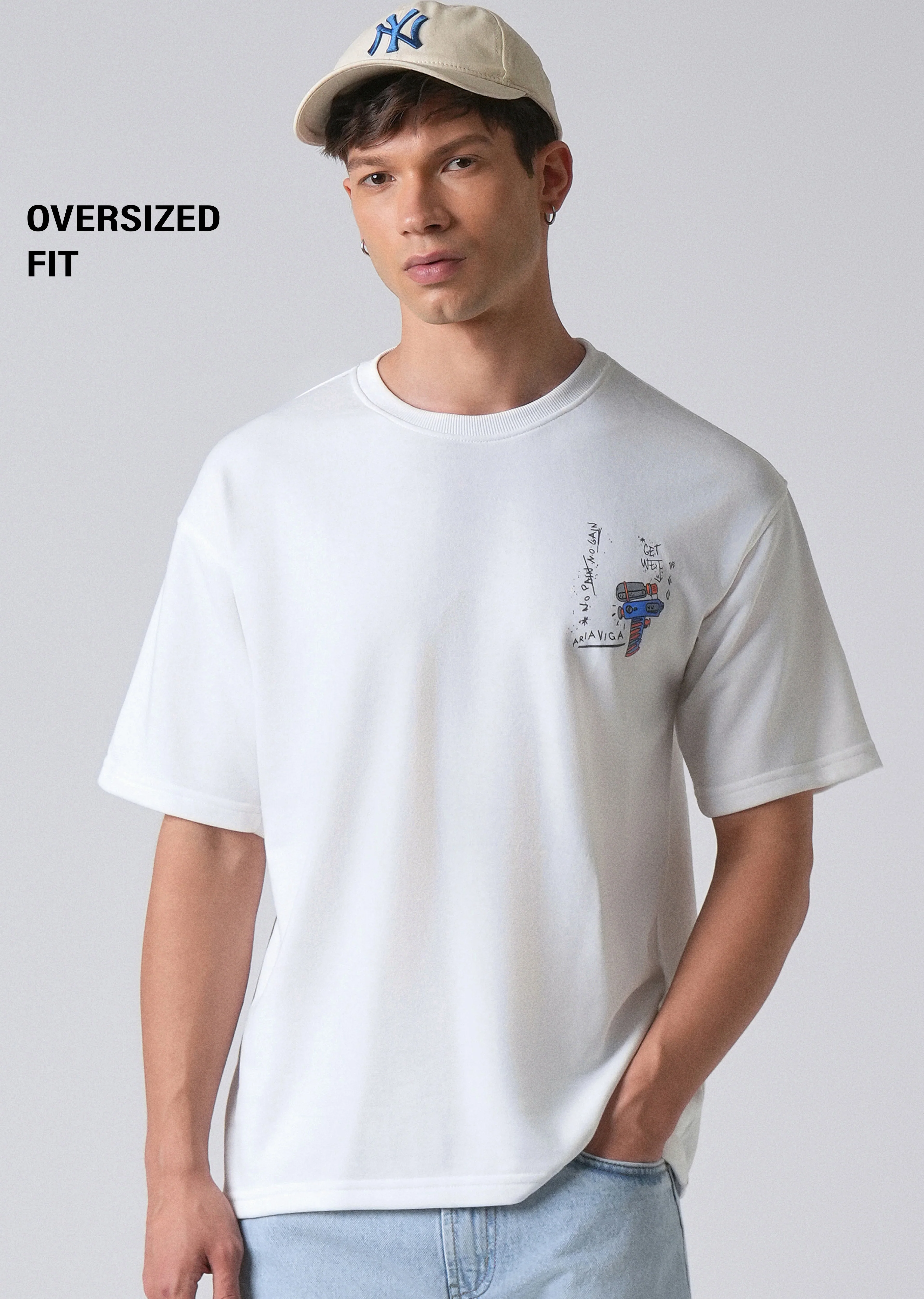 Ghost White Oversized T-shirt - Image 7