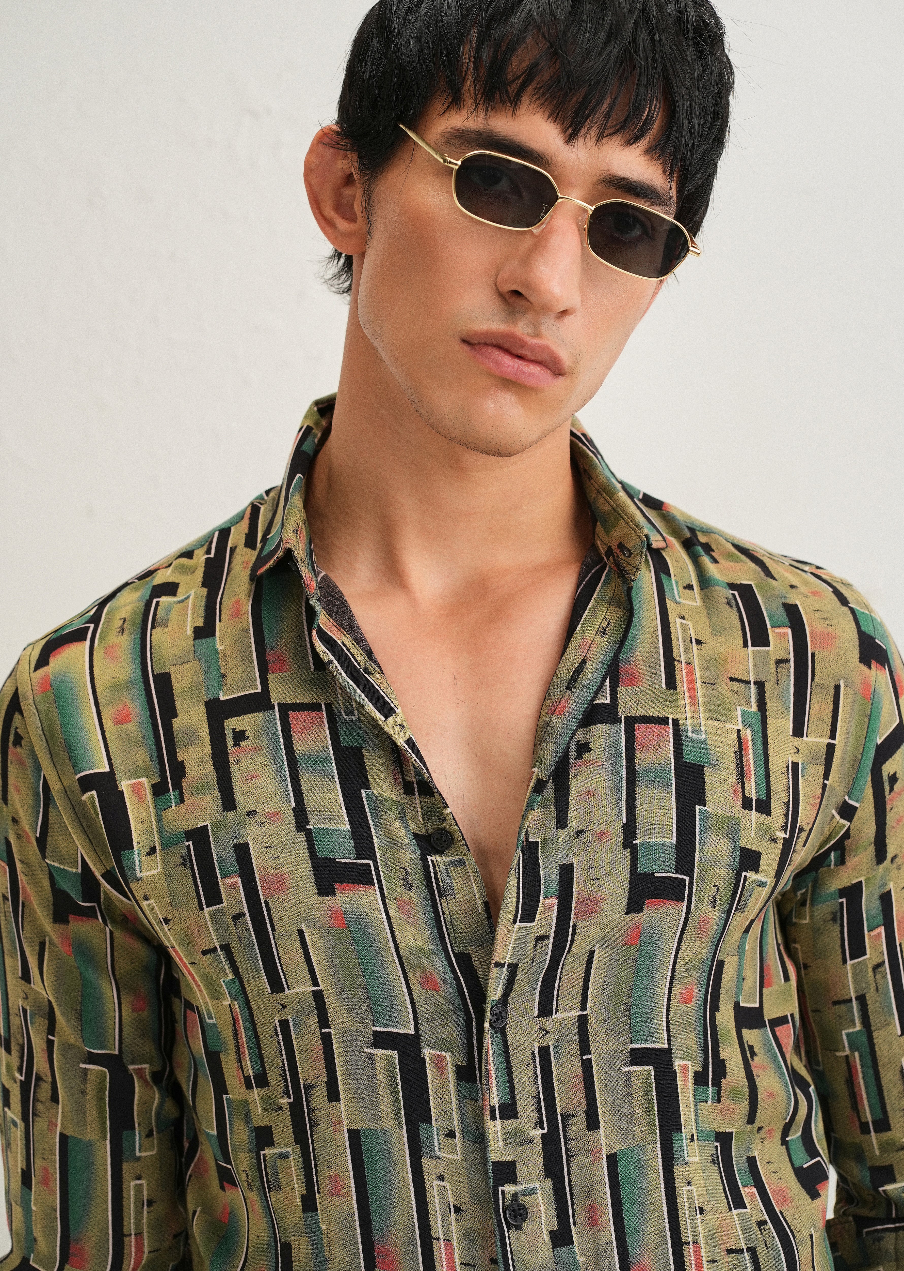 Green Feather Shirt - Image 5