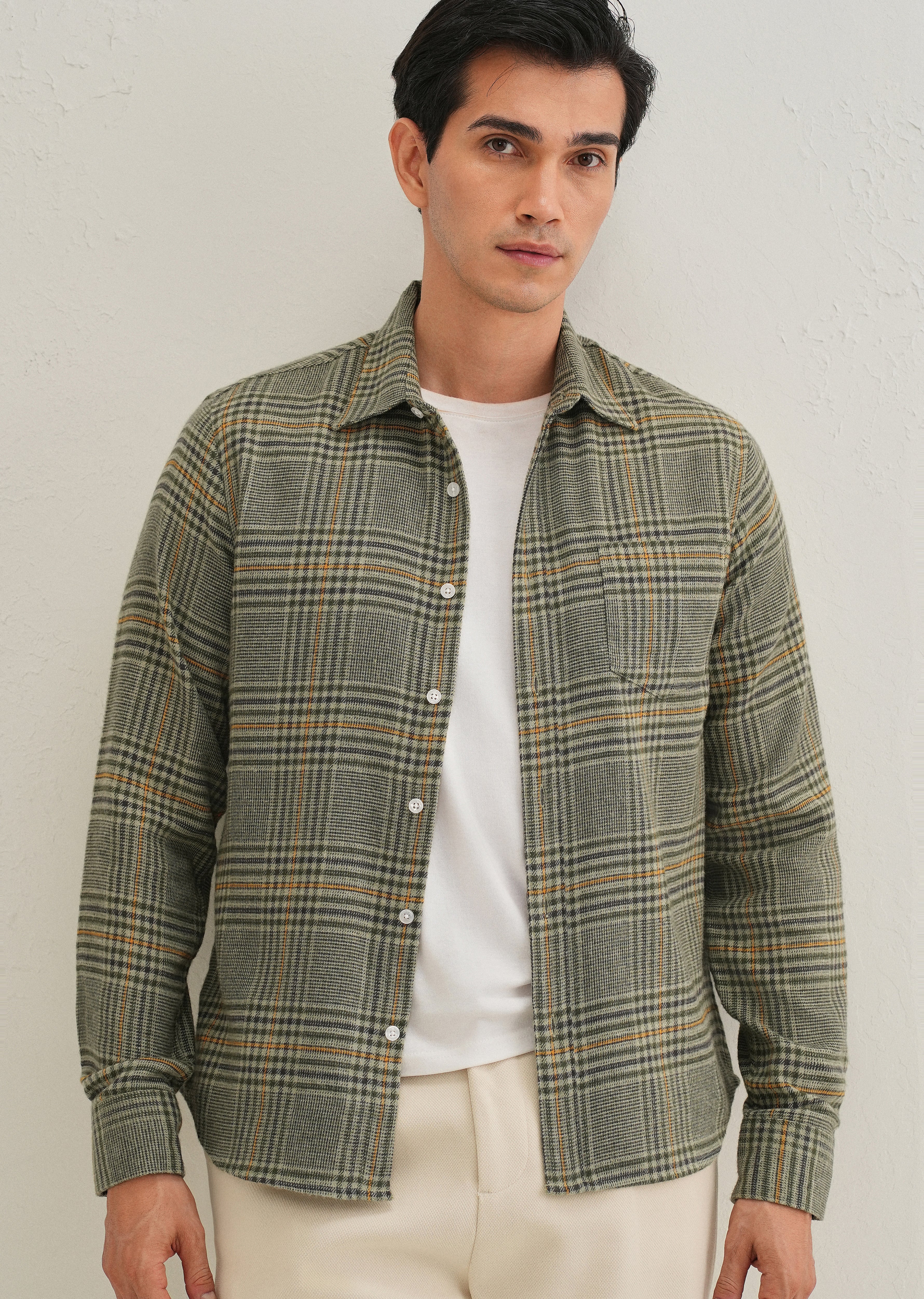 Green Glen Plaid Check Shirt - Image 8