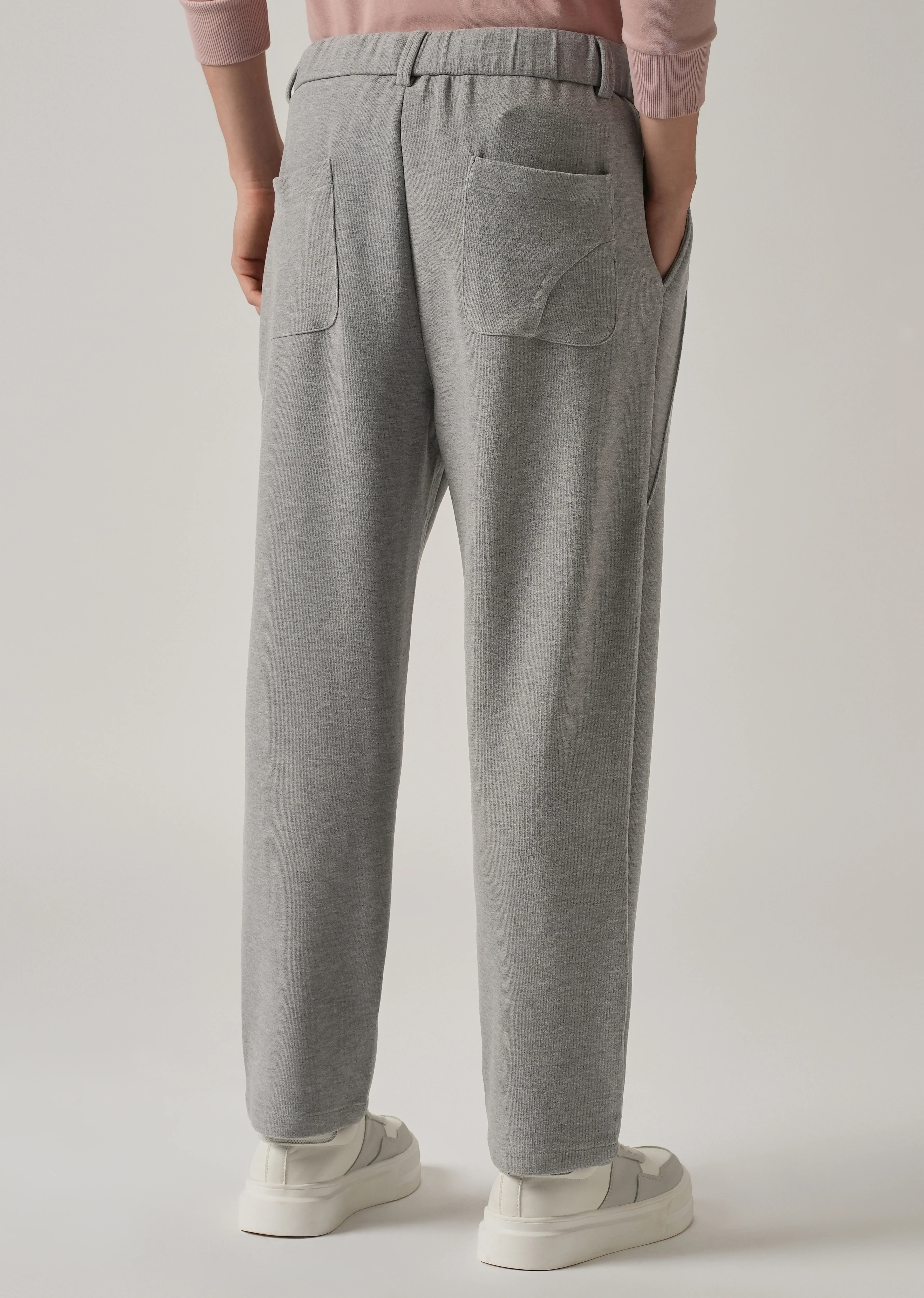 Grey Corduroy Relaxed Fit Pant - Image 2