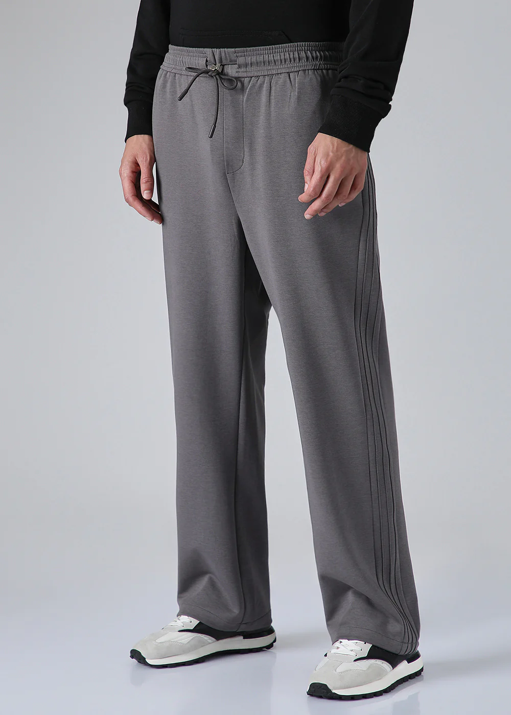 Grey Drawstring Korean Pant - Image 6