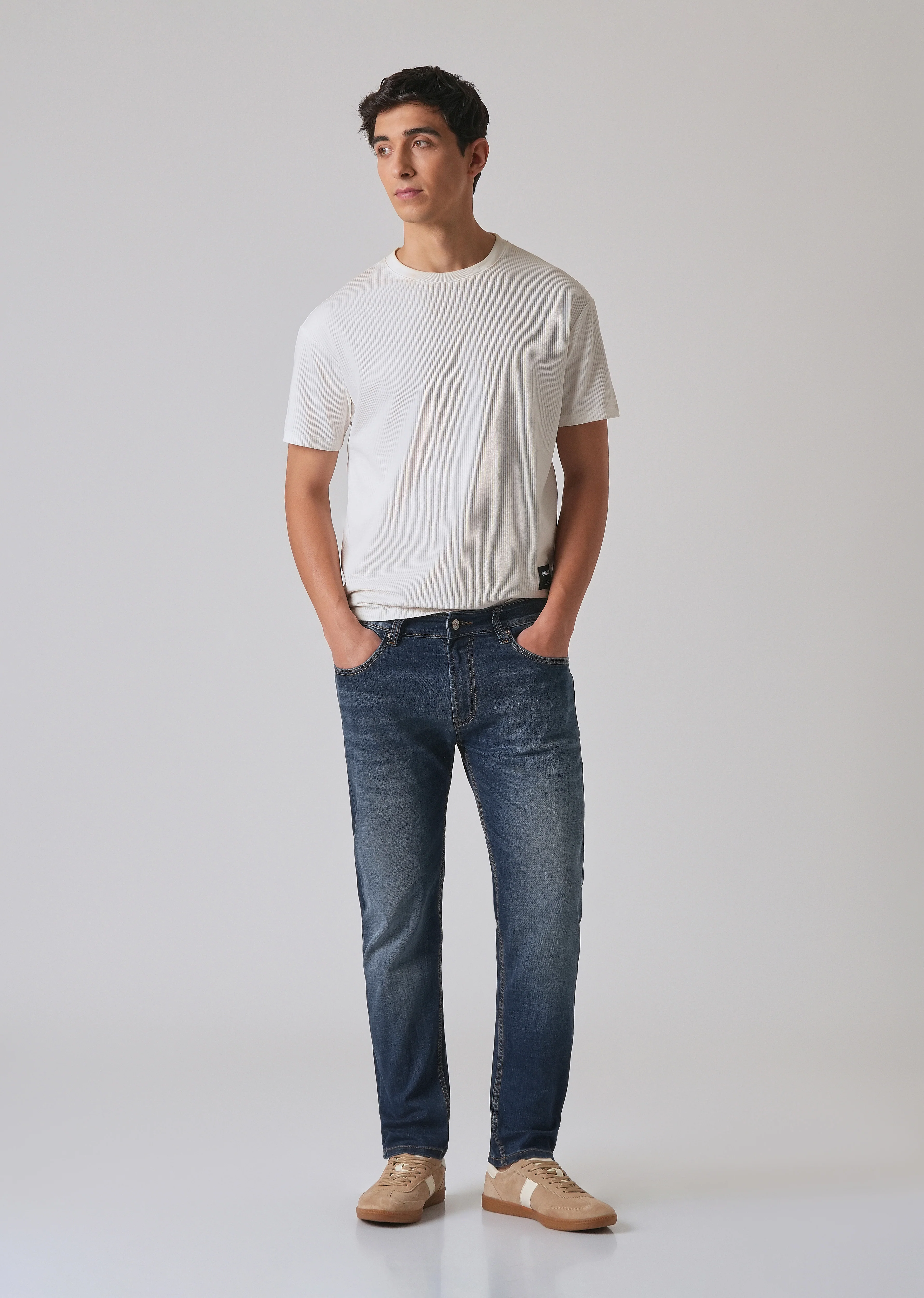 Grunge Blue Slim fit Jeans - Image 6