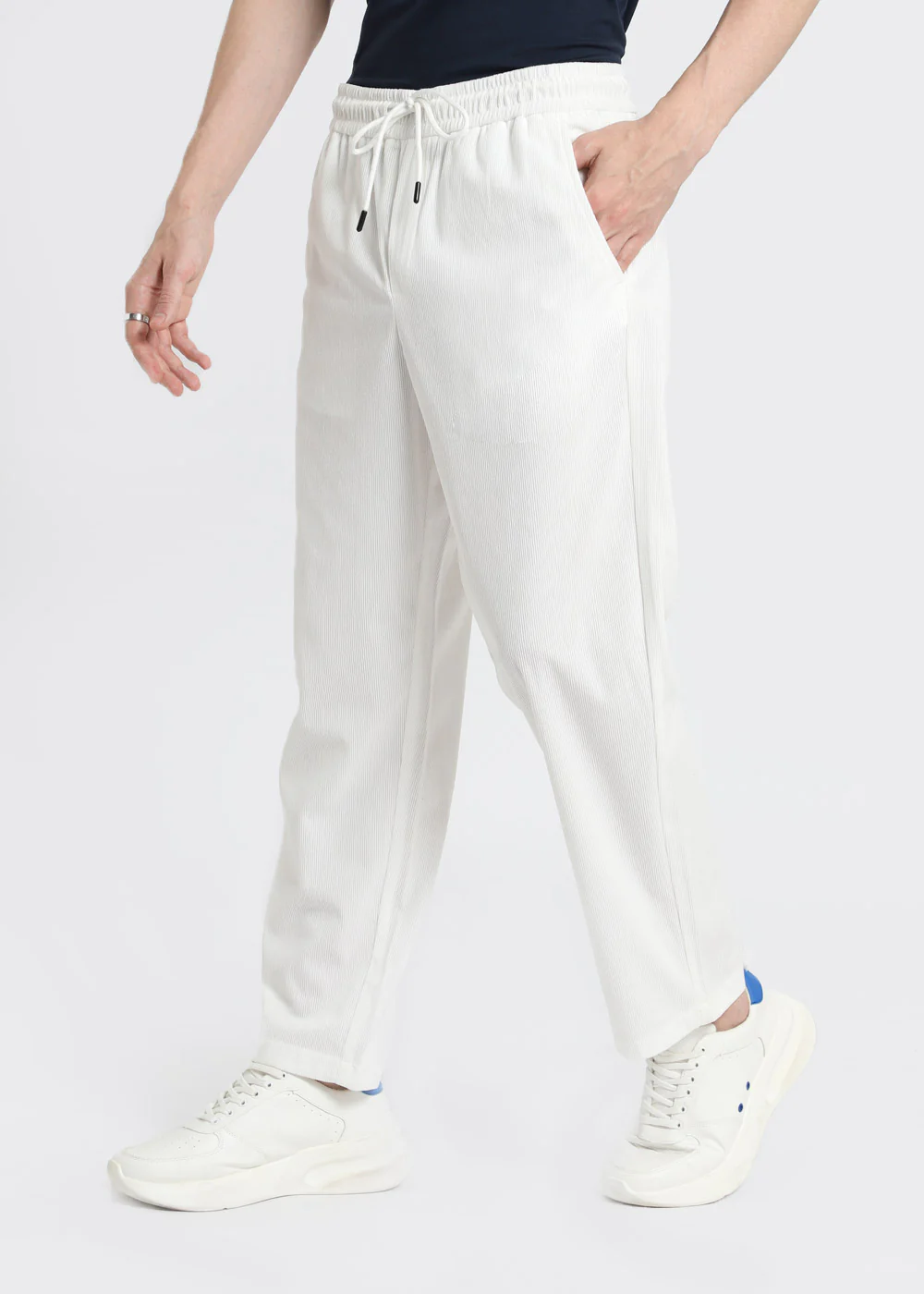 Ice White Corduroy Pant - Image 6