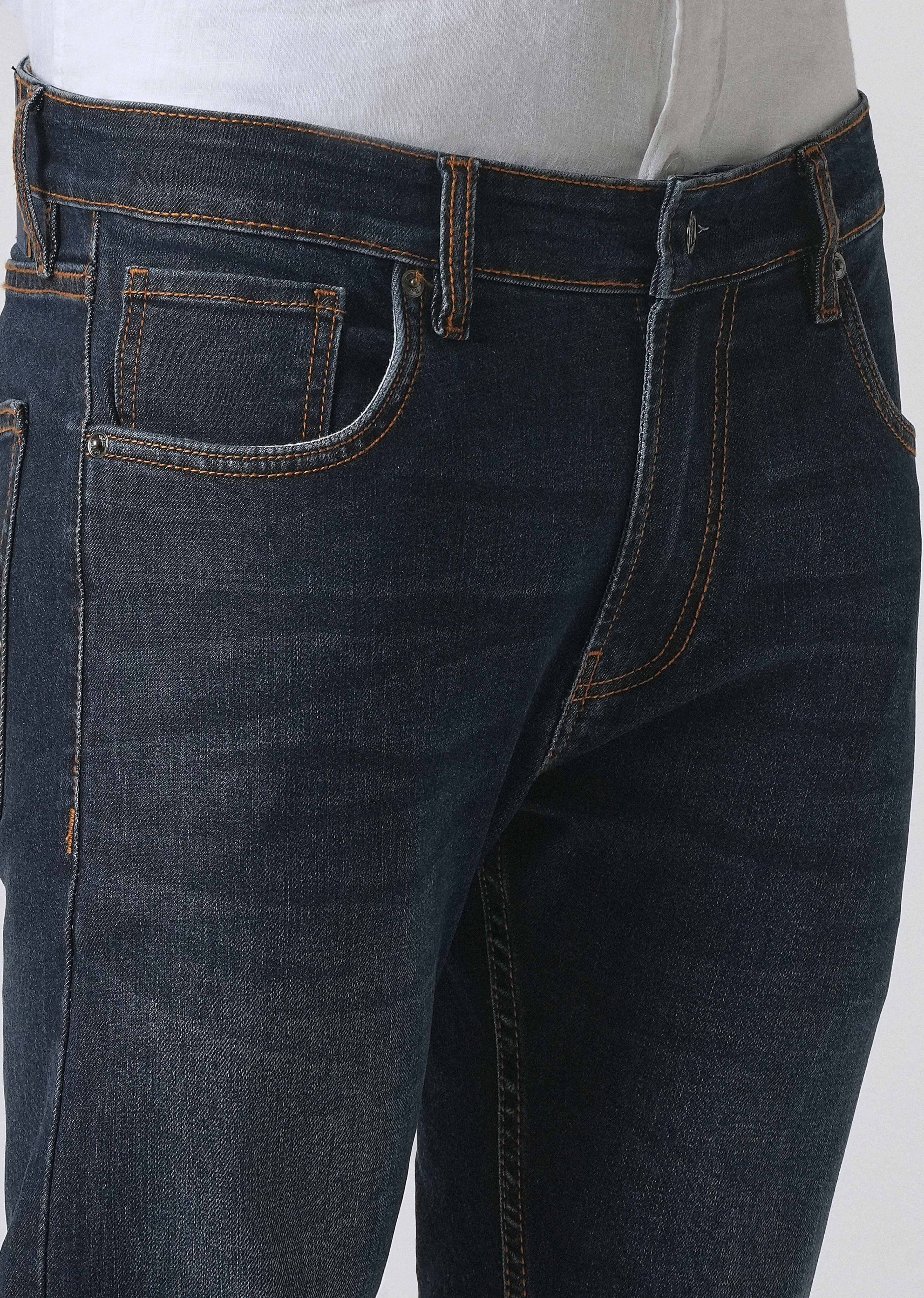 Indigo Blue Slim fit Jeans - Image 6
