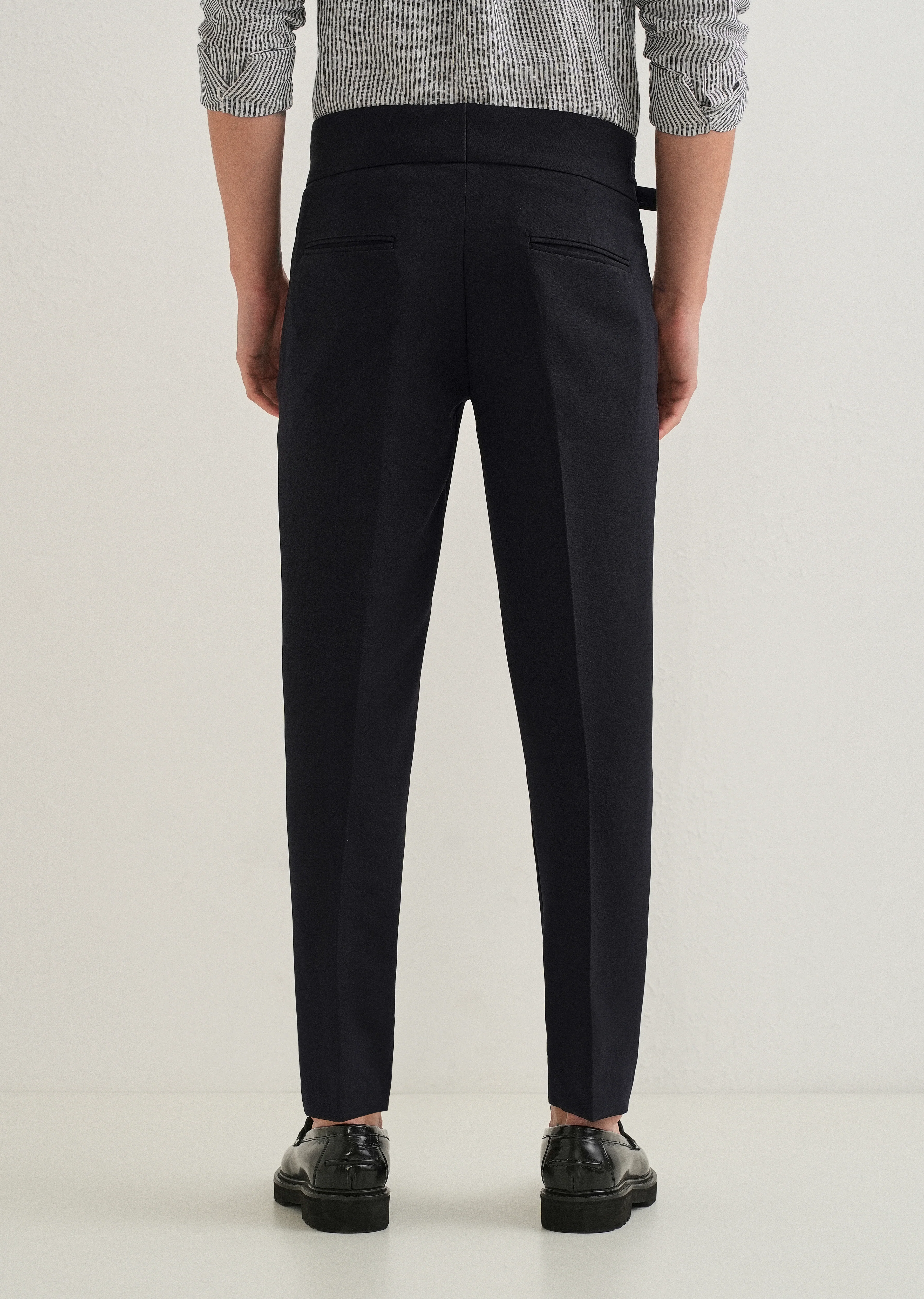 Ink Black Gurkha Pant - Image 3