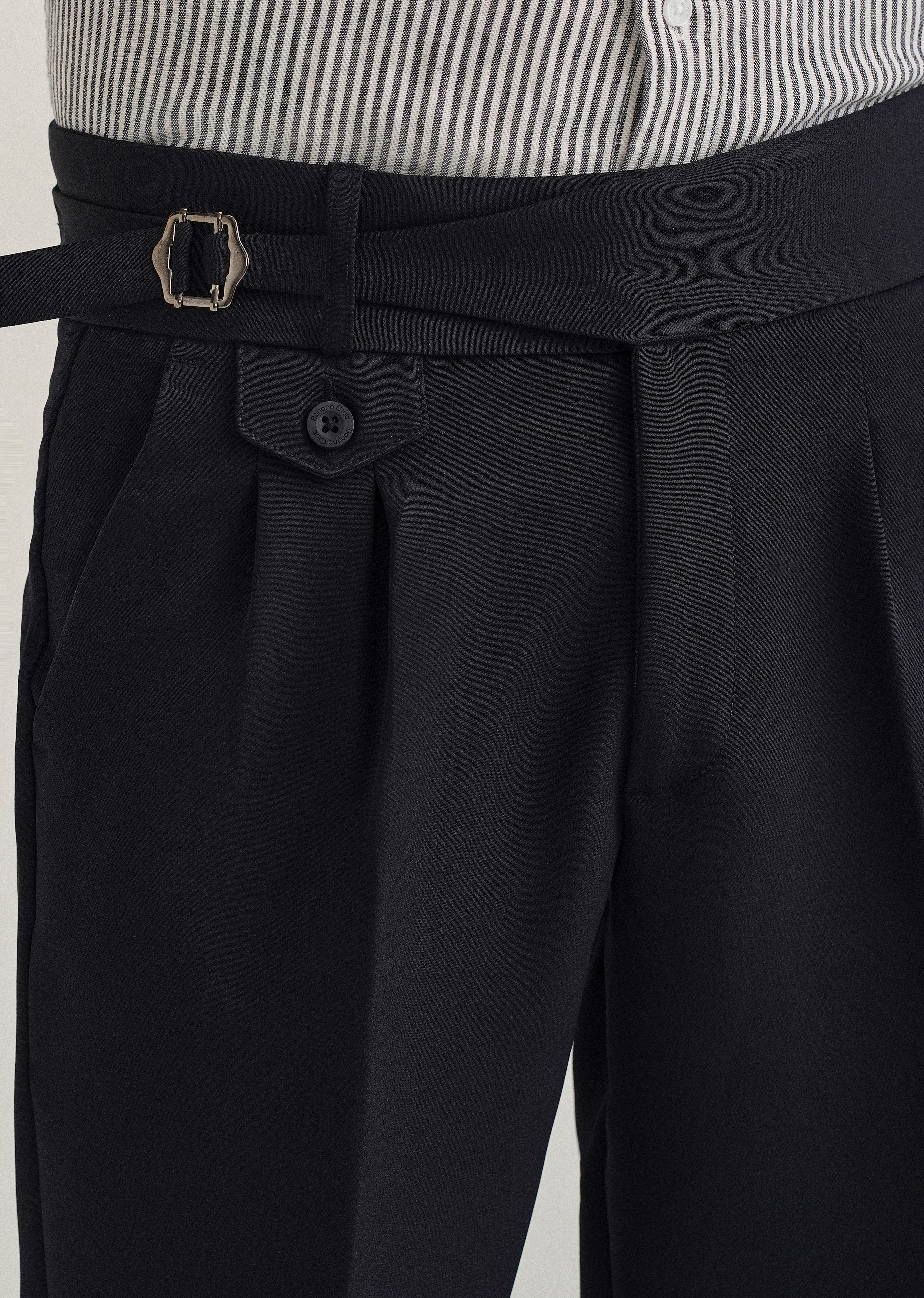 Ink Black Gurkha Pant - Image 4