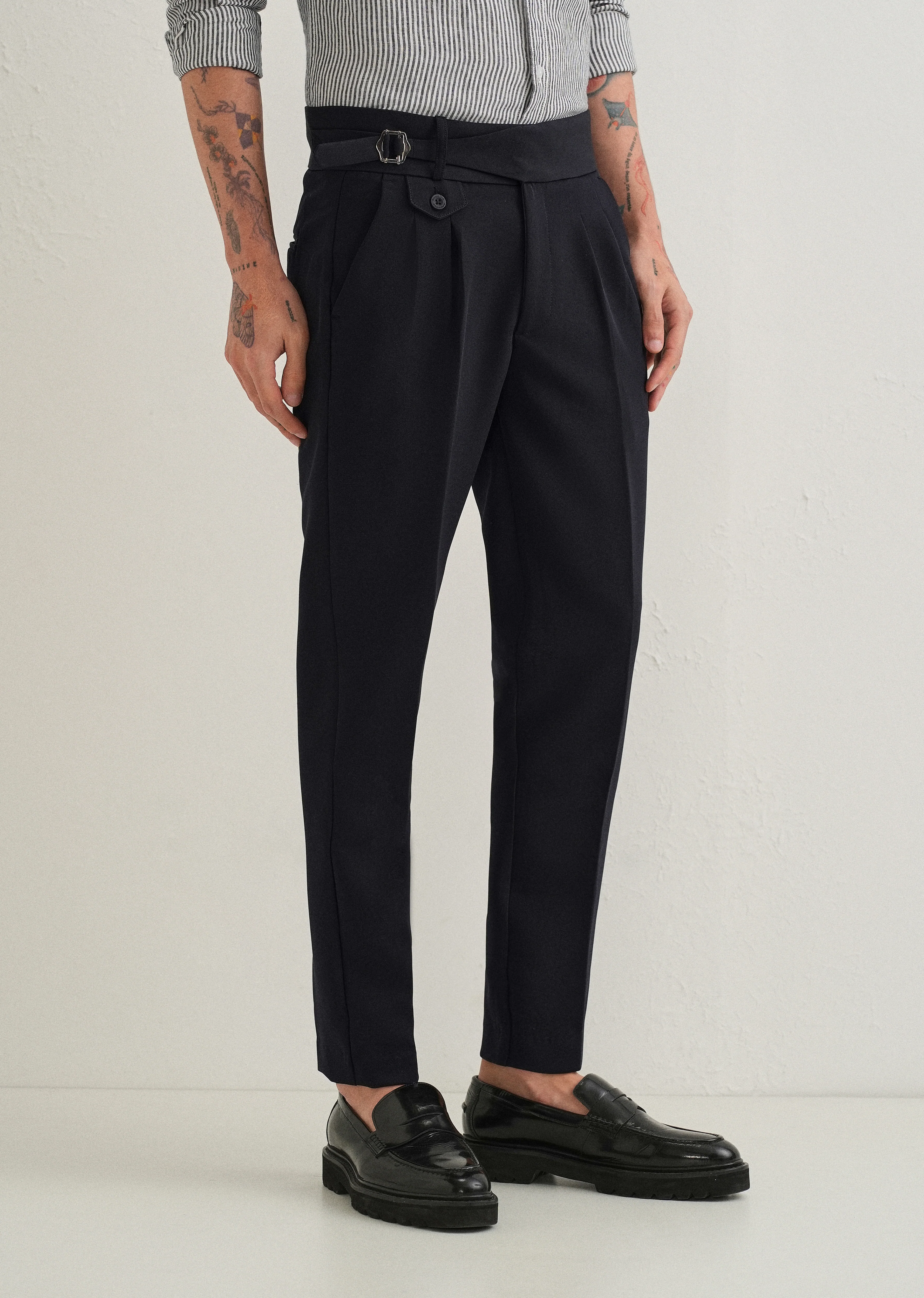 Ink Black Gurkha Pant - Image 6