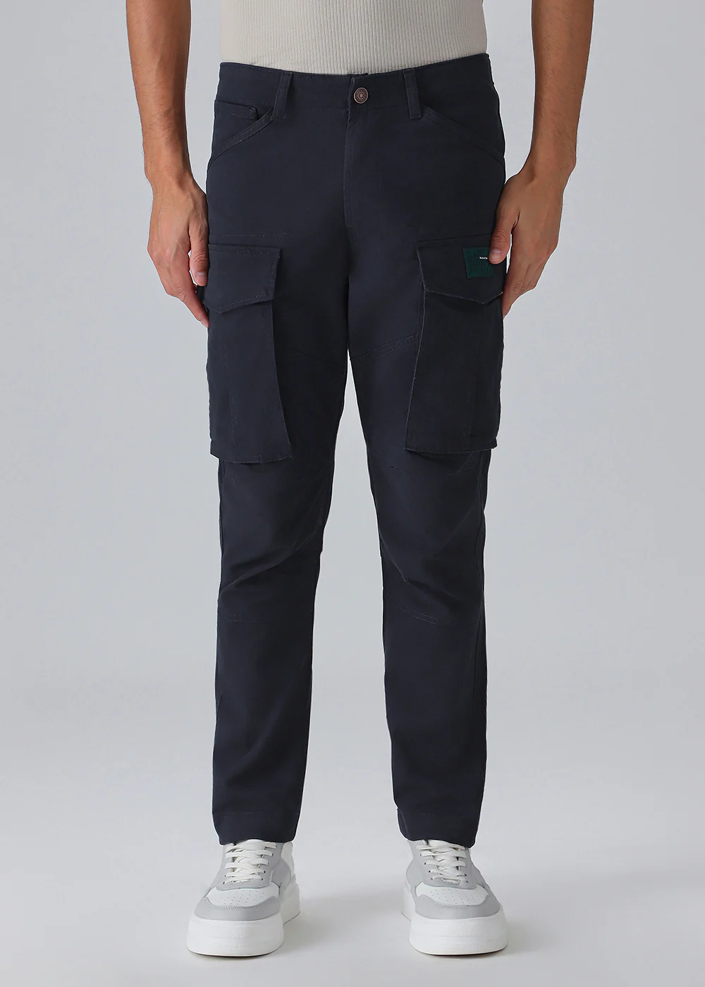 Ink Blue Cargo Pant - Image 3