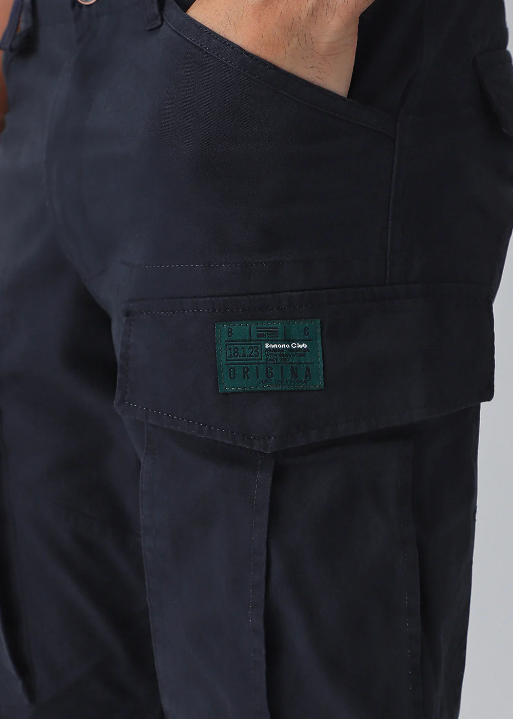 Ink Blue Cargo Pant - Image 5