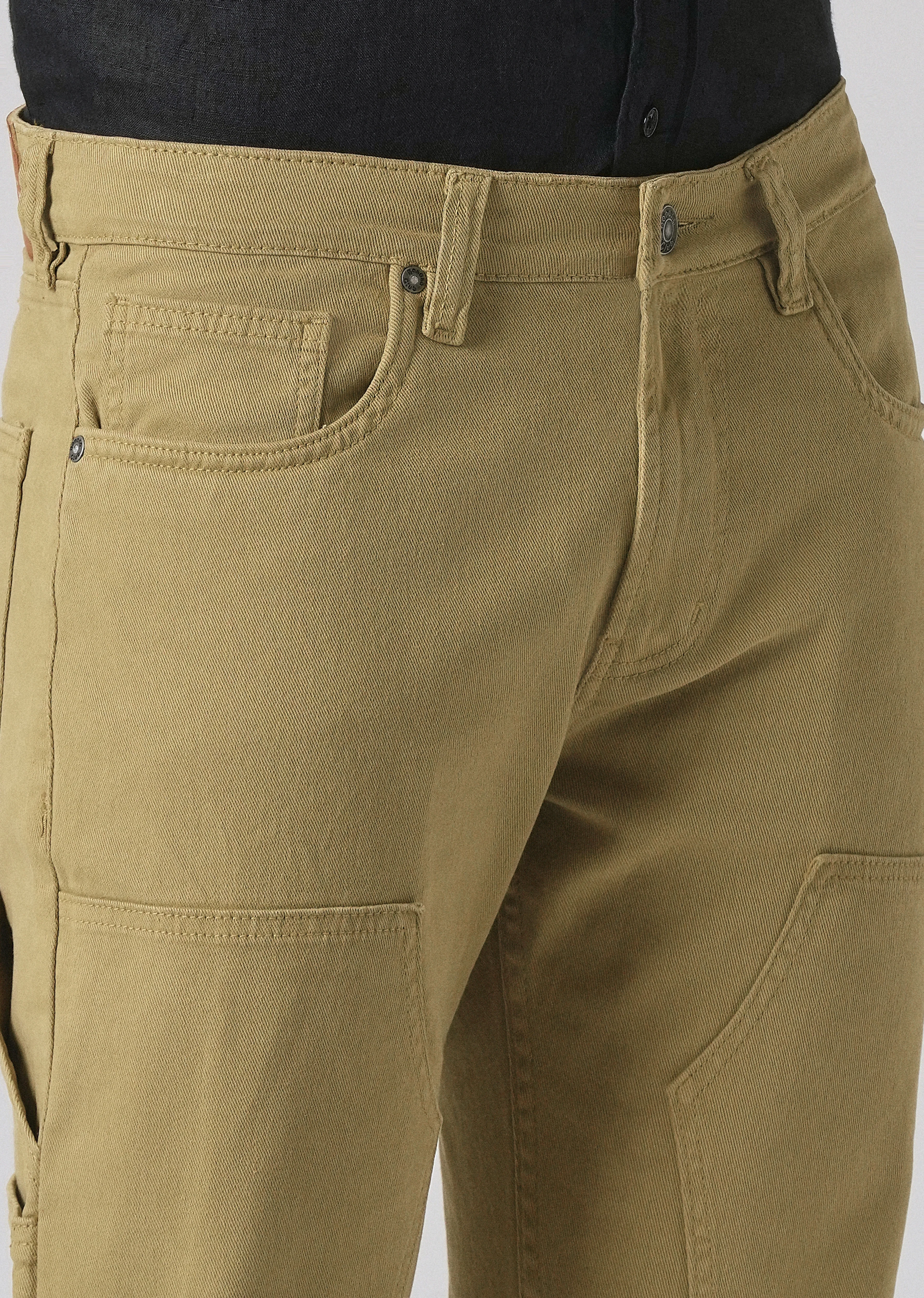 Khaki cargo denim - Image 5