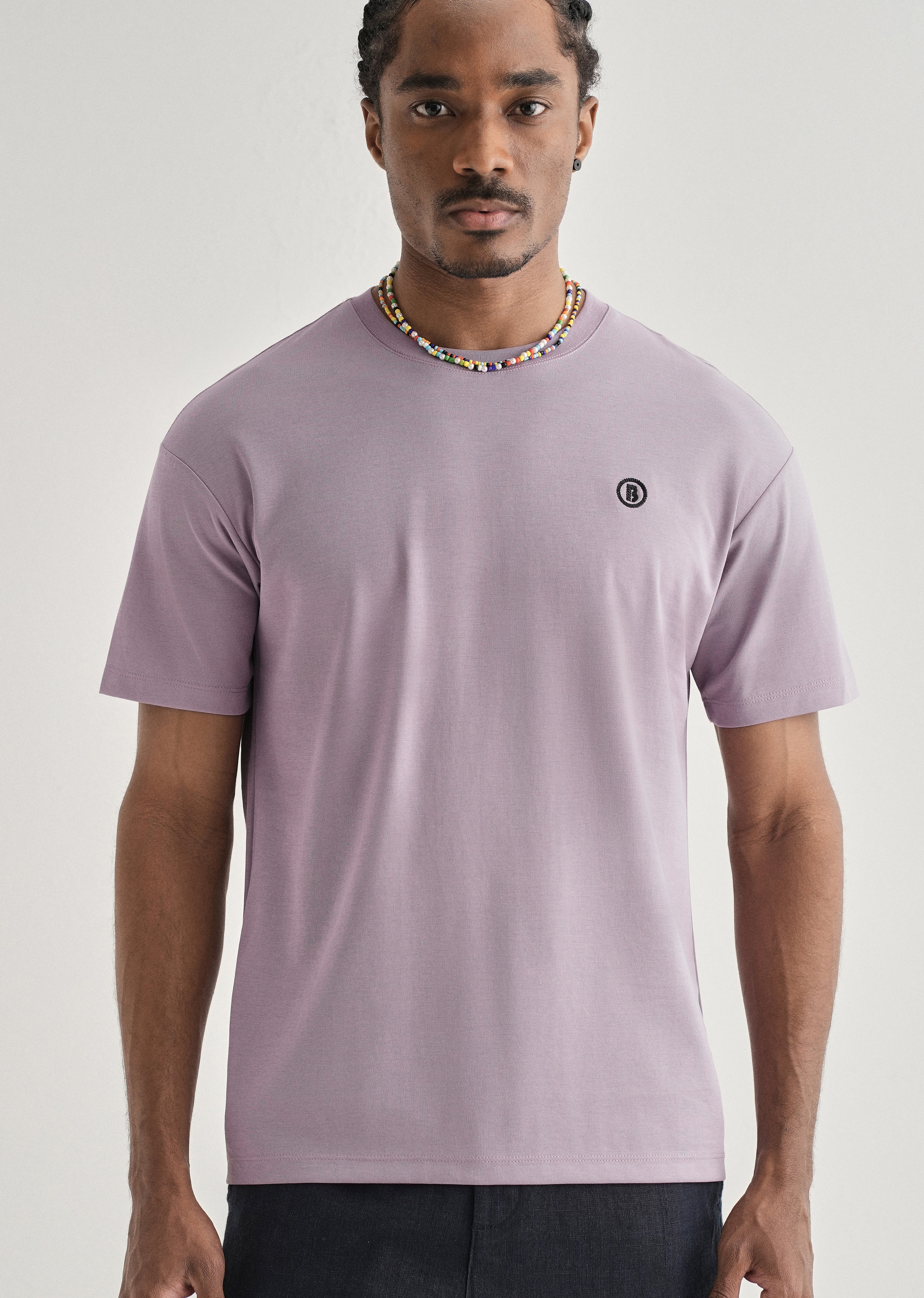Lavender Crew Neck T-shirt - Image 7