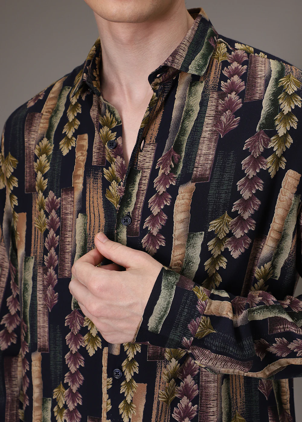 Lavender Flora Feather Shirt - Image 4