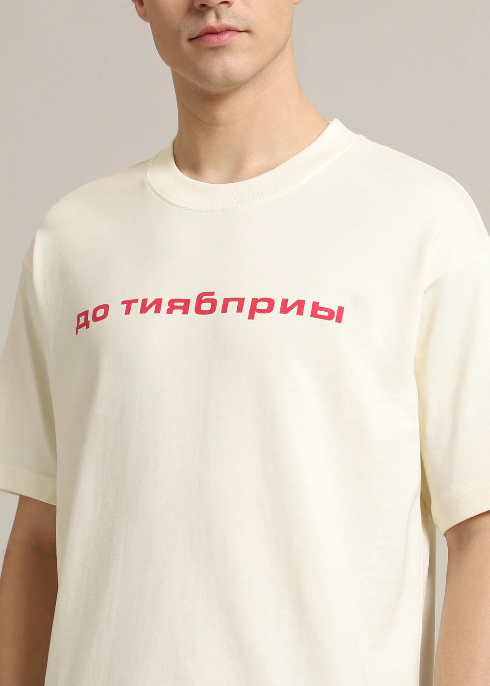 Letter Luxe Oversized T-shirt - Image 2