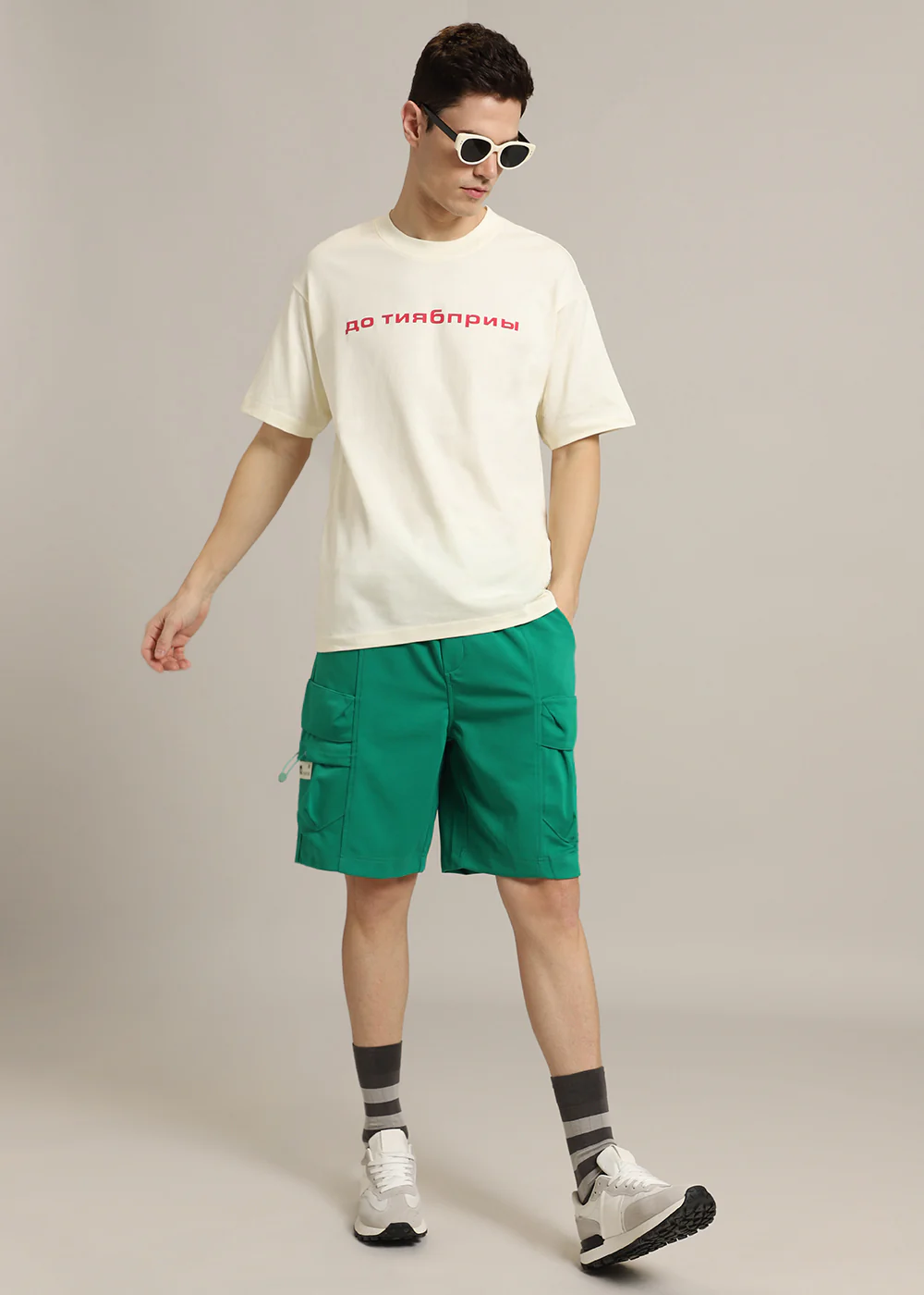 Letter Luxe Oversized T-shirt - Image 6