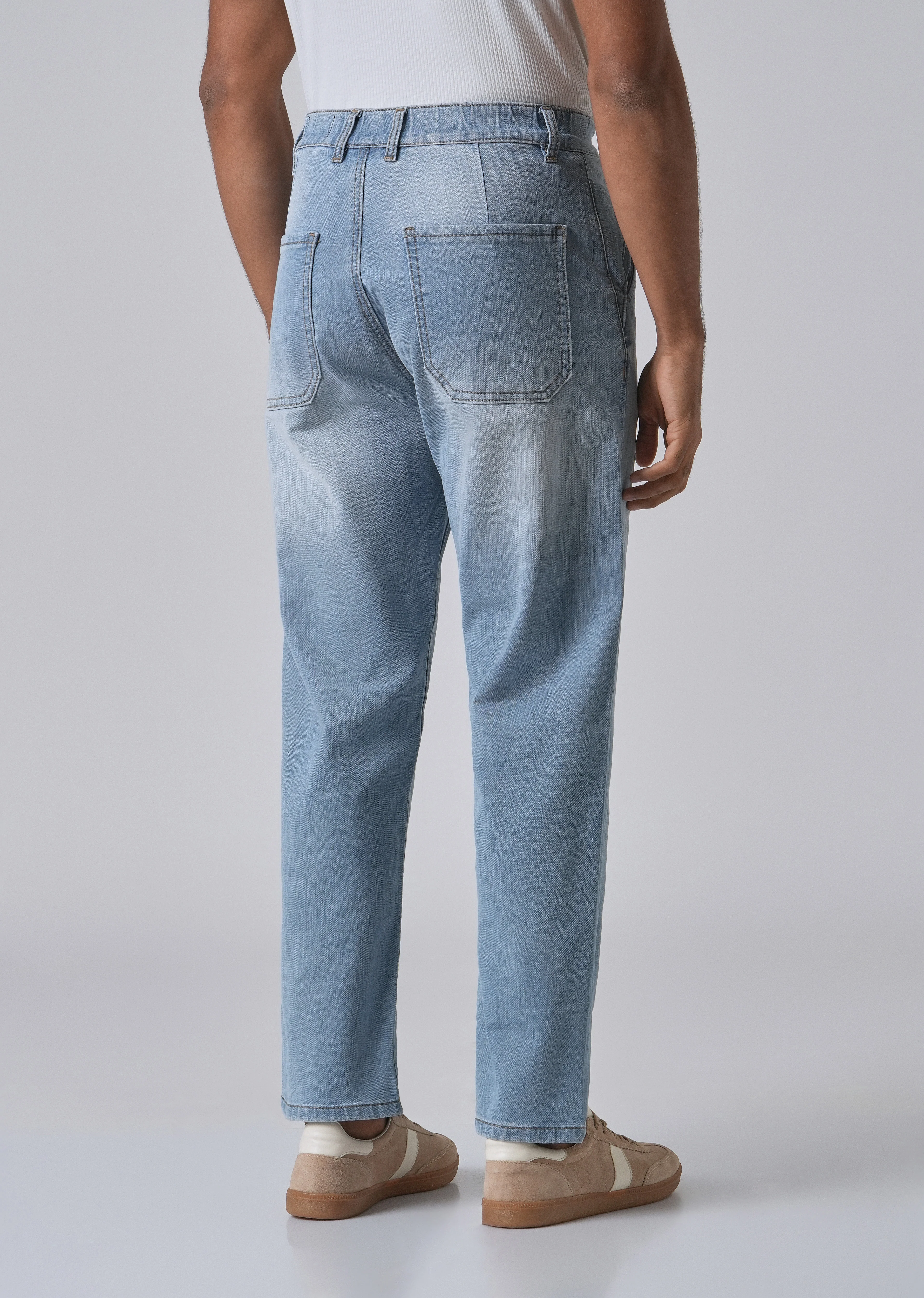 Light Blue Fade Regular Fit Denim - Image 2