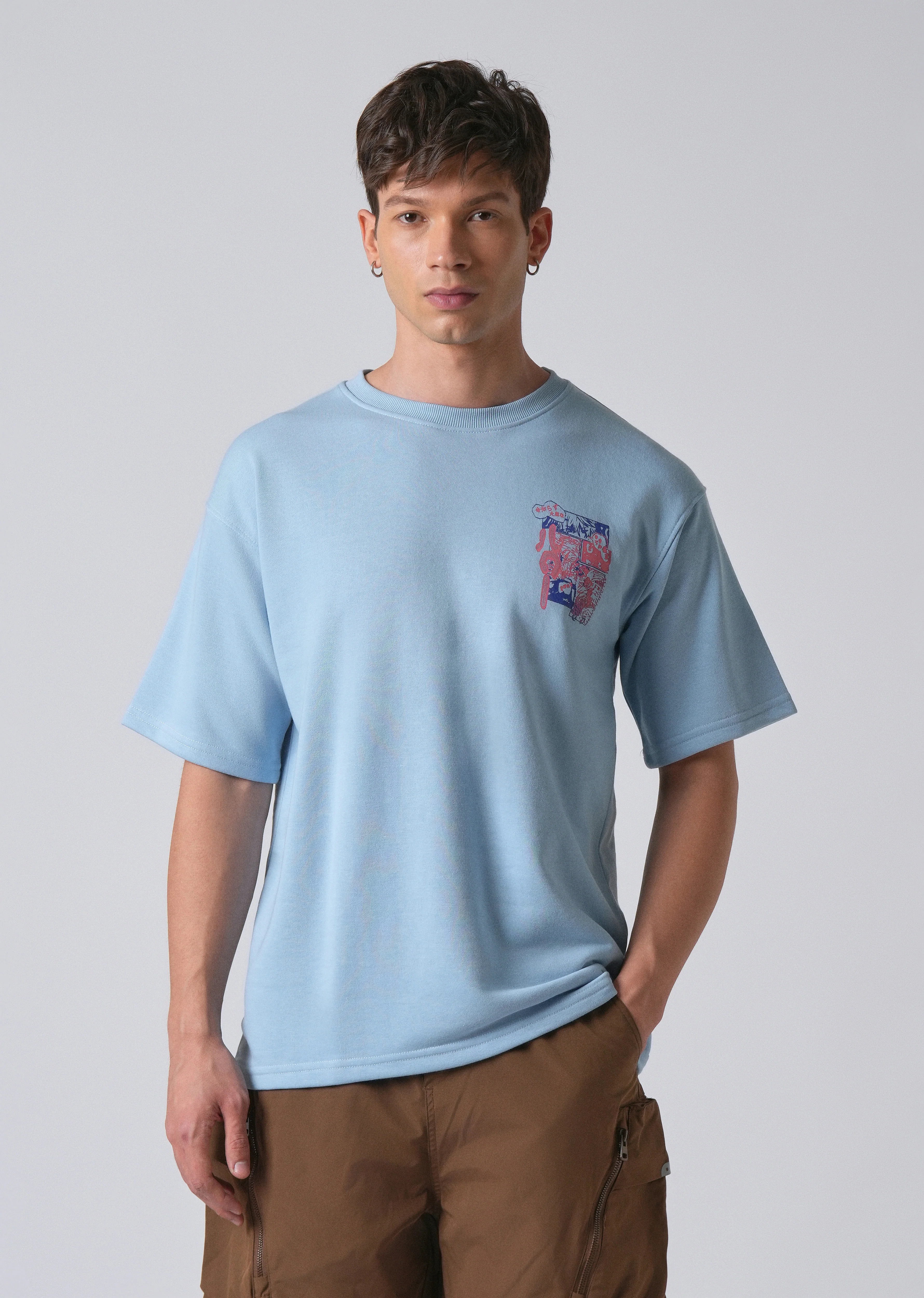 Light Blue Oversized T-shirt - Image 3