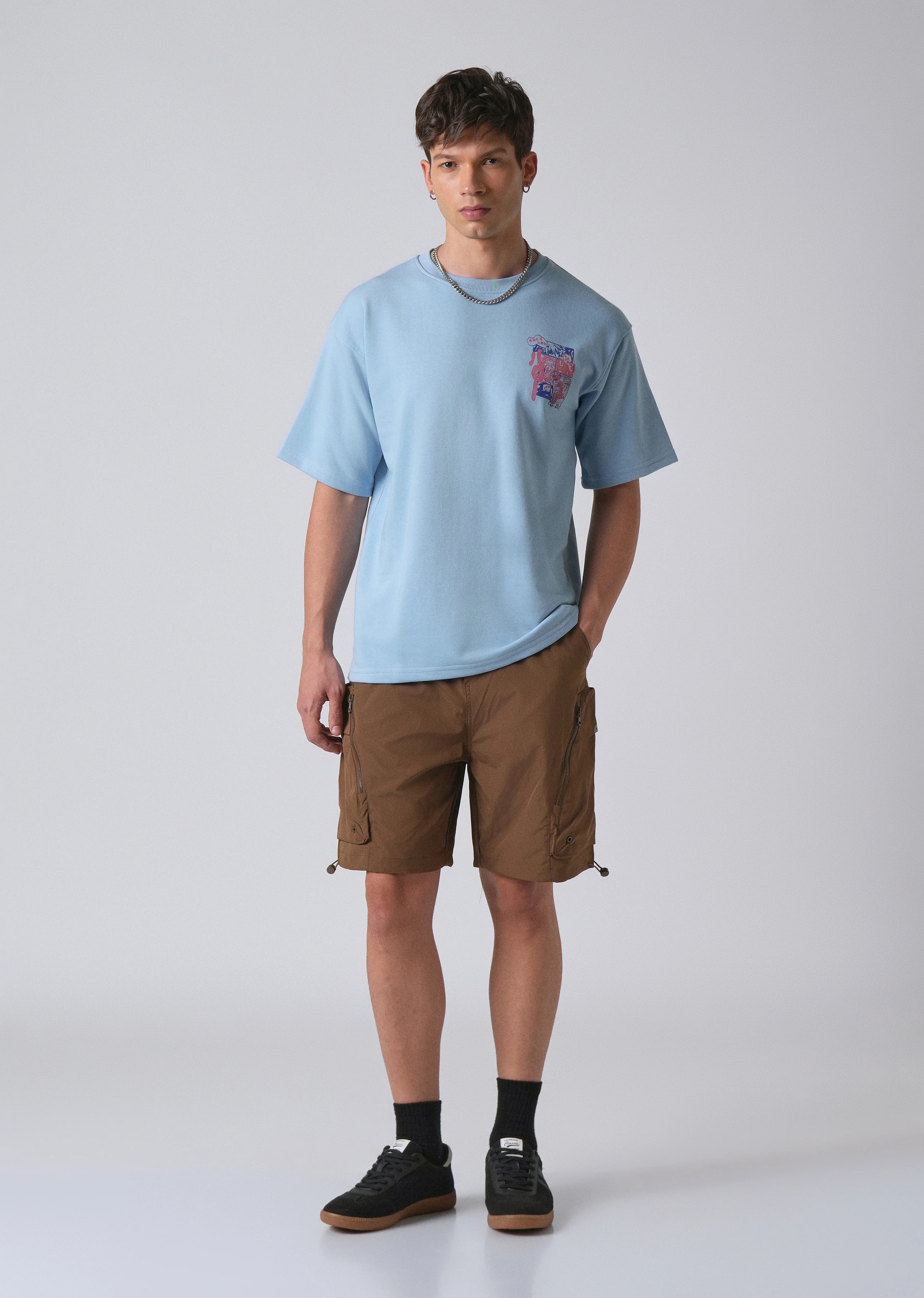 Light Blue Oversized T-shirt - Image 6