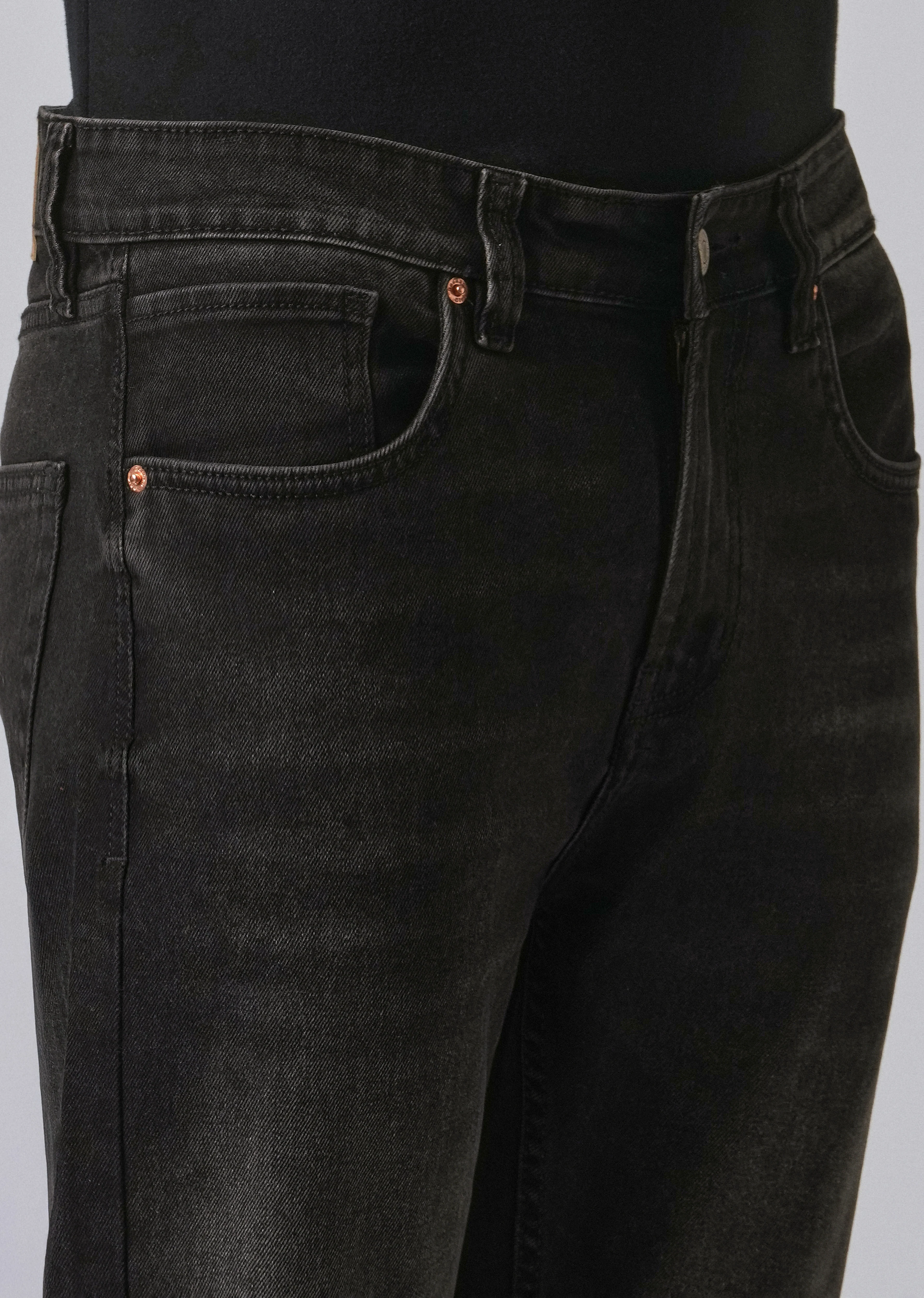 Light Fade Grey Slim Fit Denim - Image 5