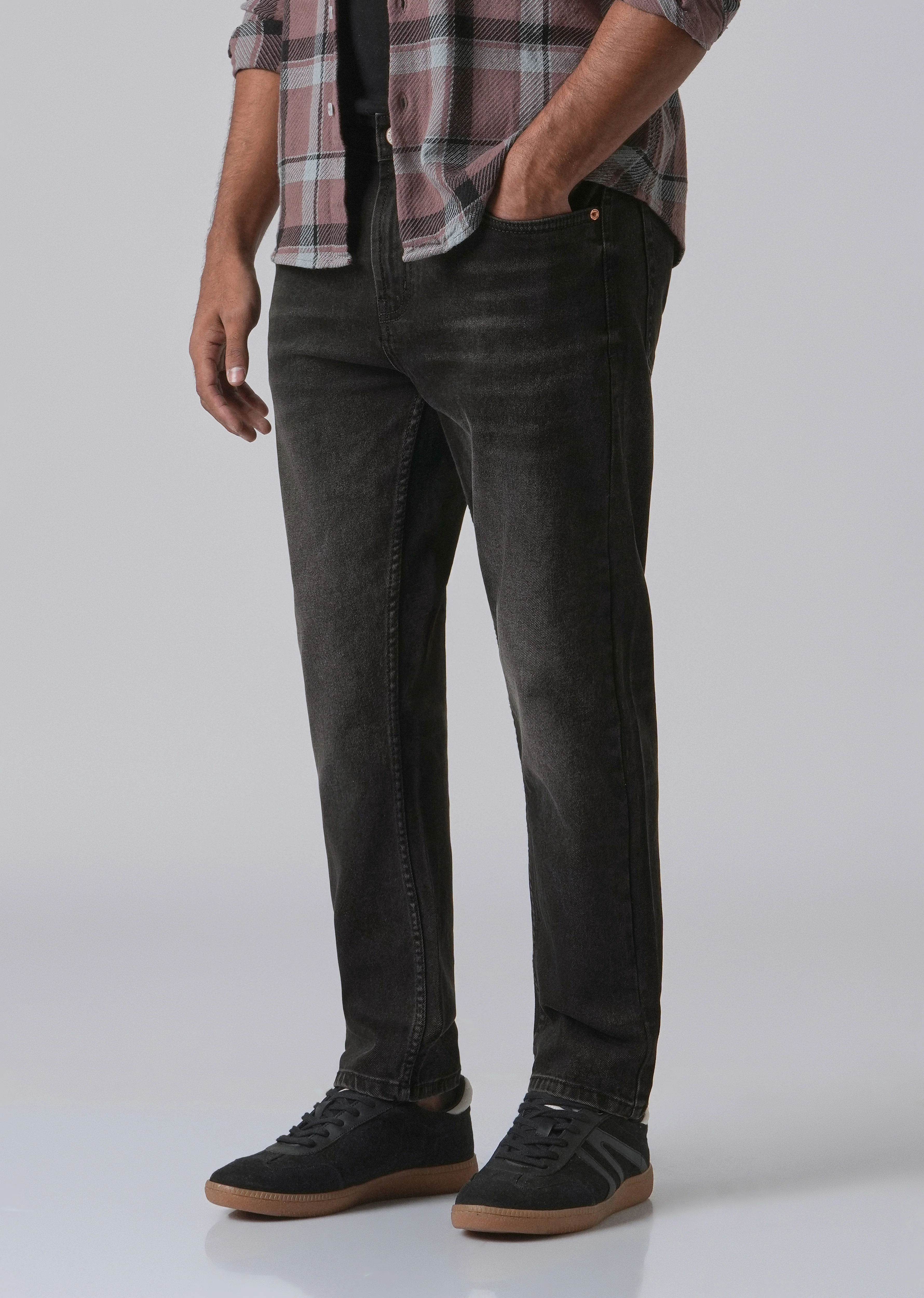 Light Fade Grey Slim Fit Denim - Image 7