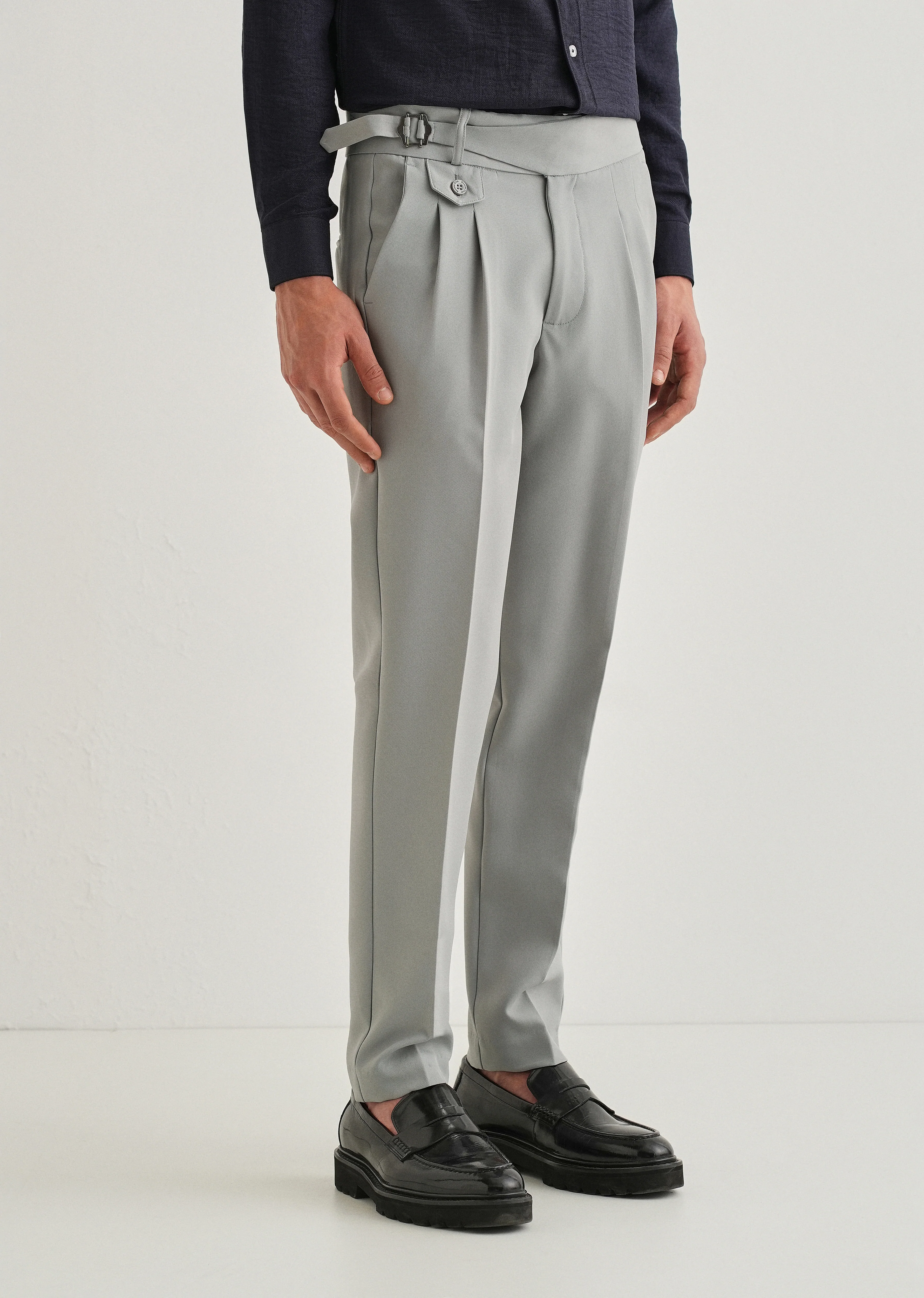Light Grey Gurkha Pant - Image 7