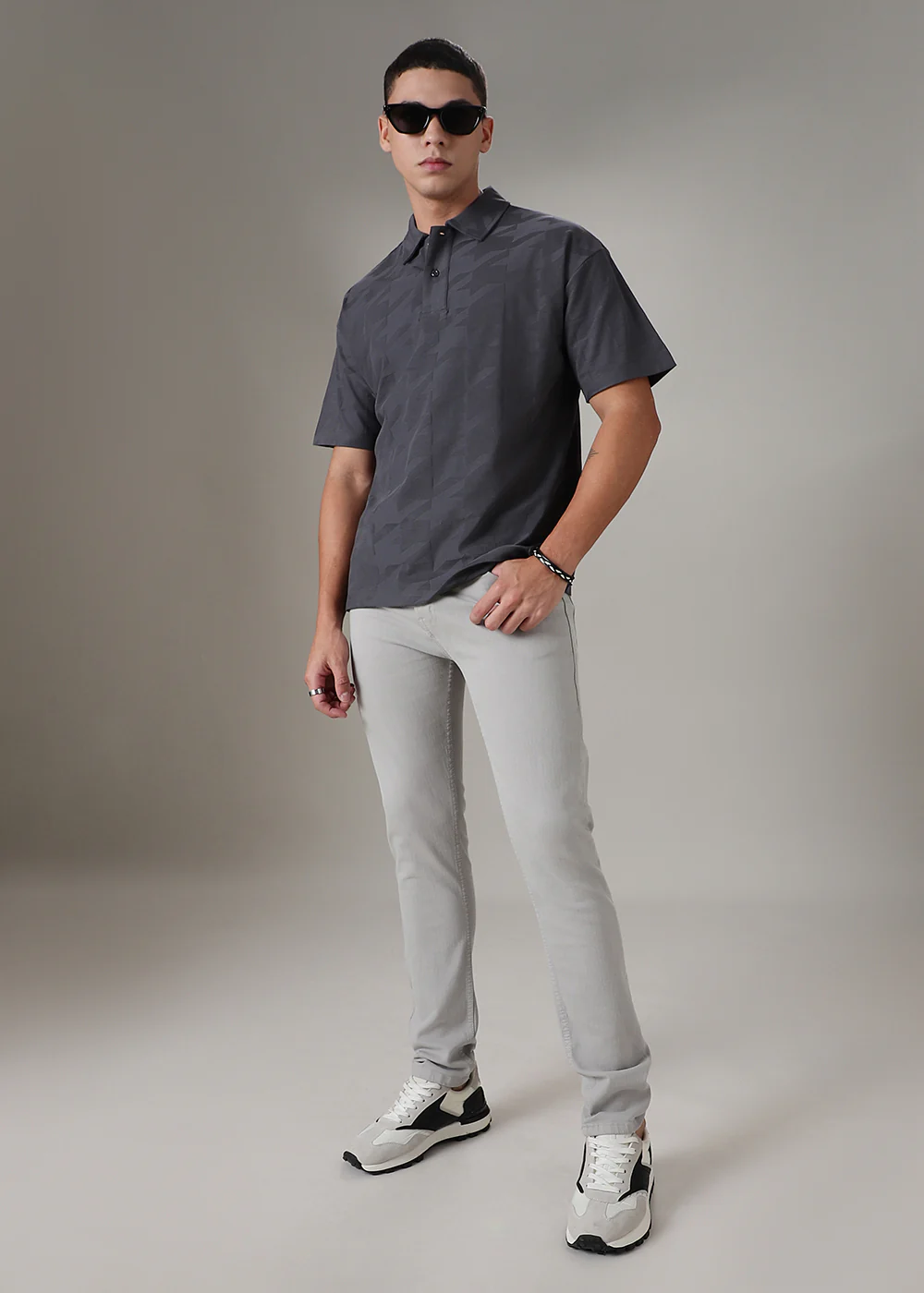 Light Grey Slim Fit Denim - Image 7