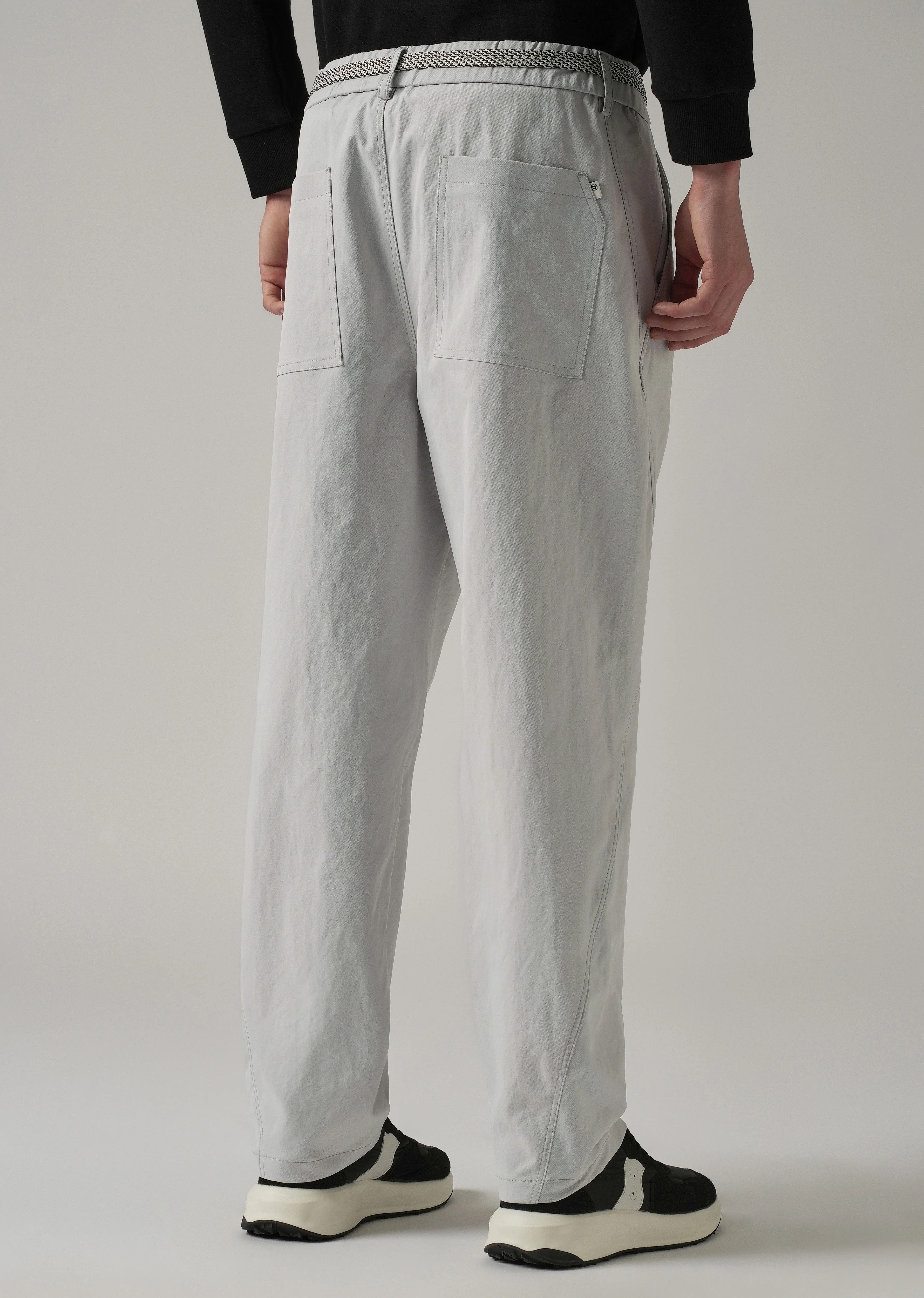 Light Grey Stone Wash Pant - Image 2