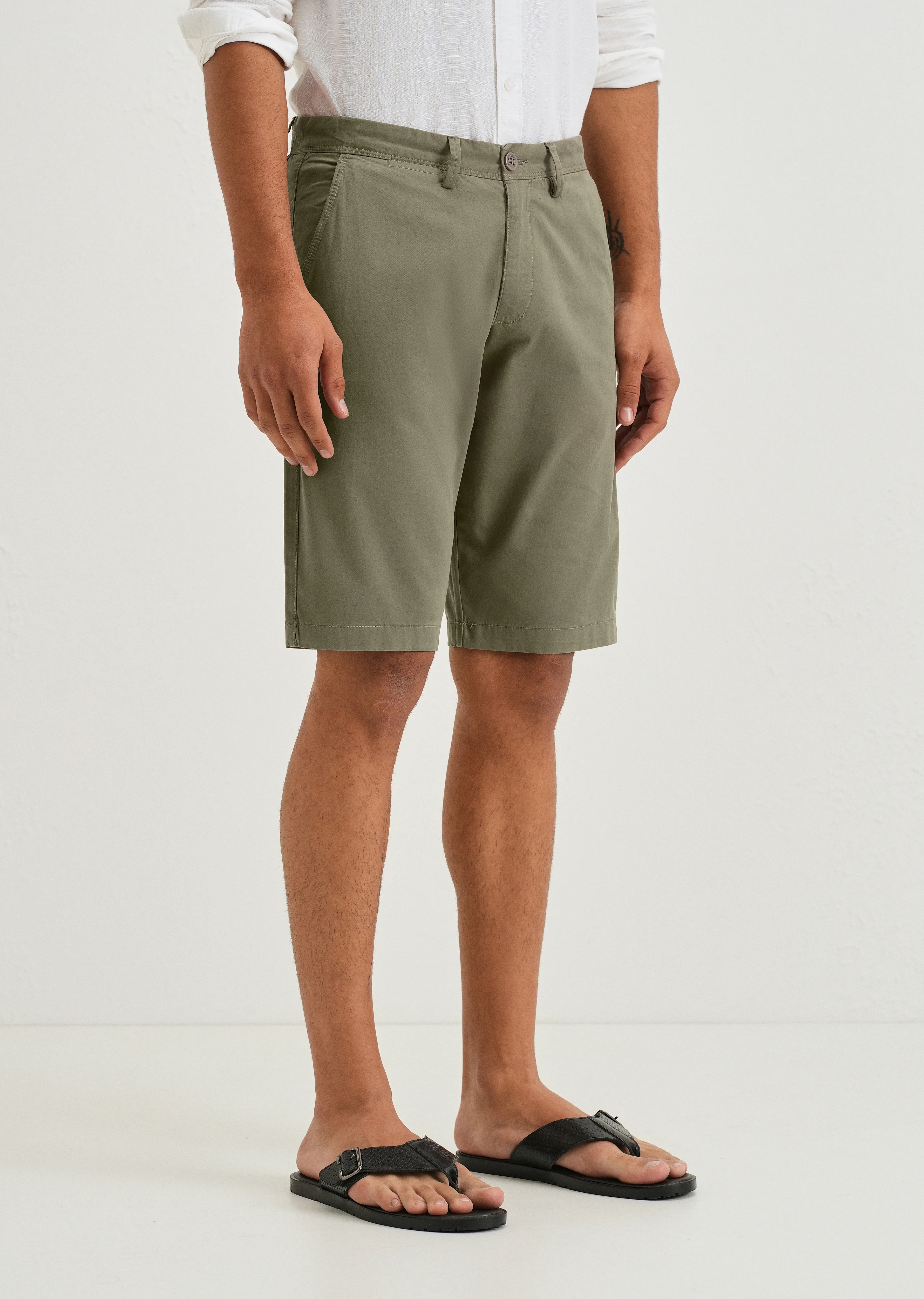 Light Olive Shorts - Image 7