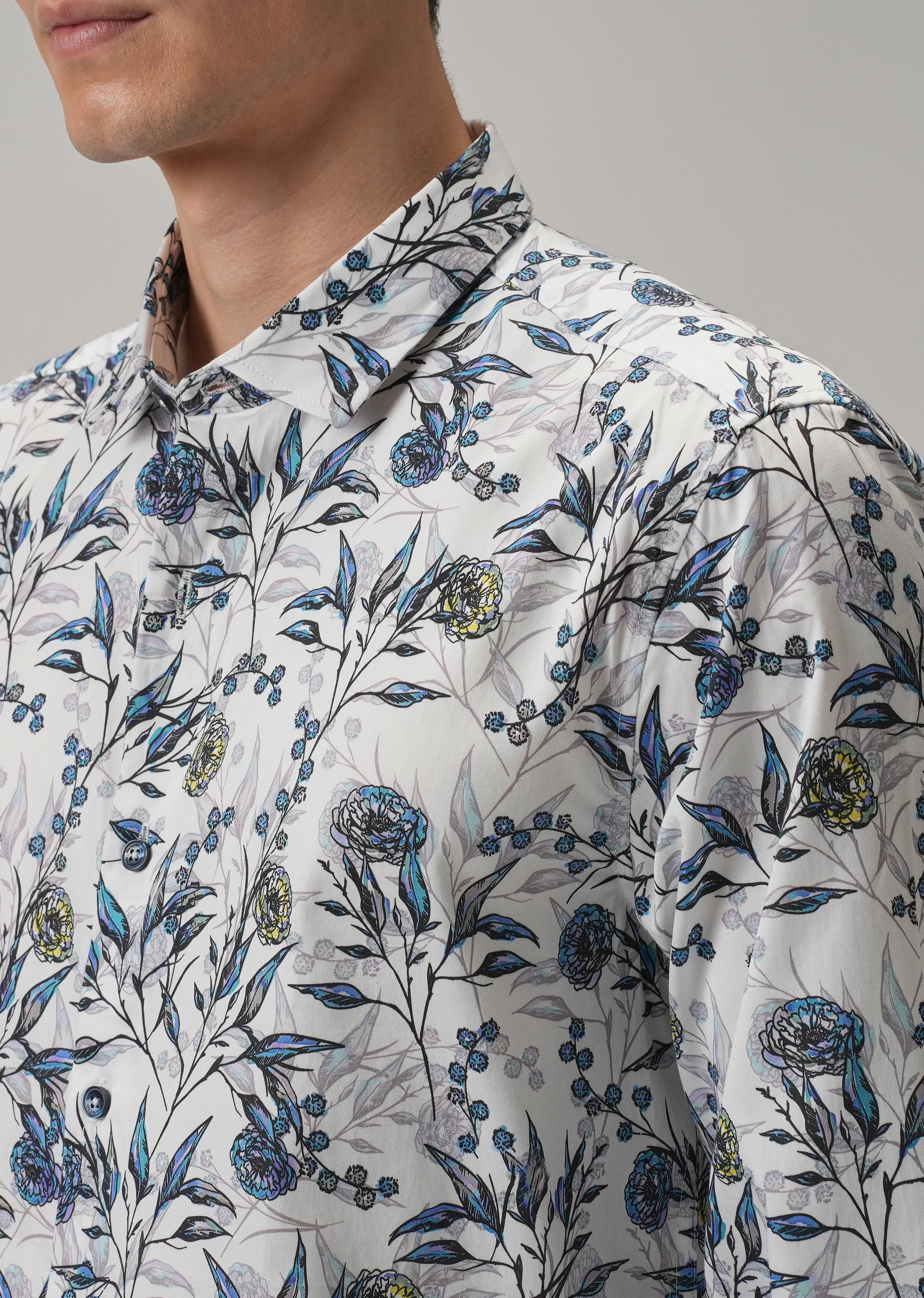 Lobelia Floral Printed Shirt - Image 5
