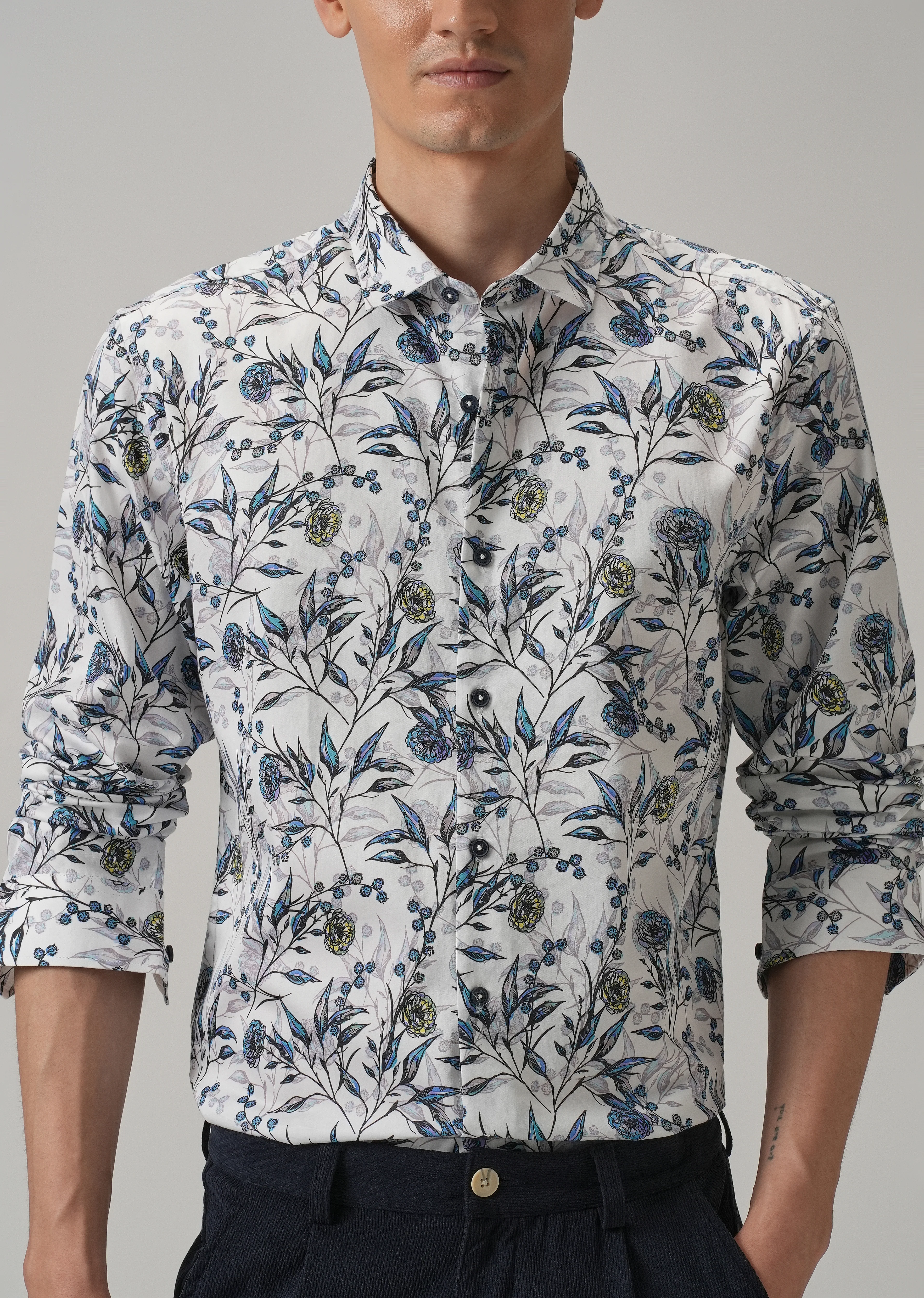 Lobelia Floral Printed Shirt - Image 7