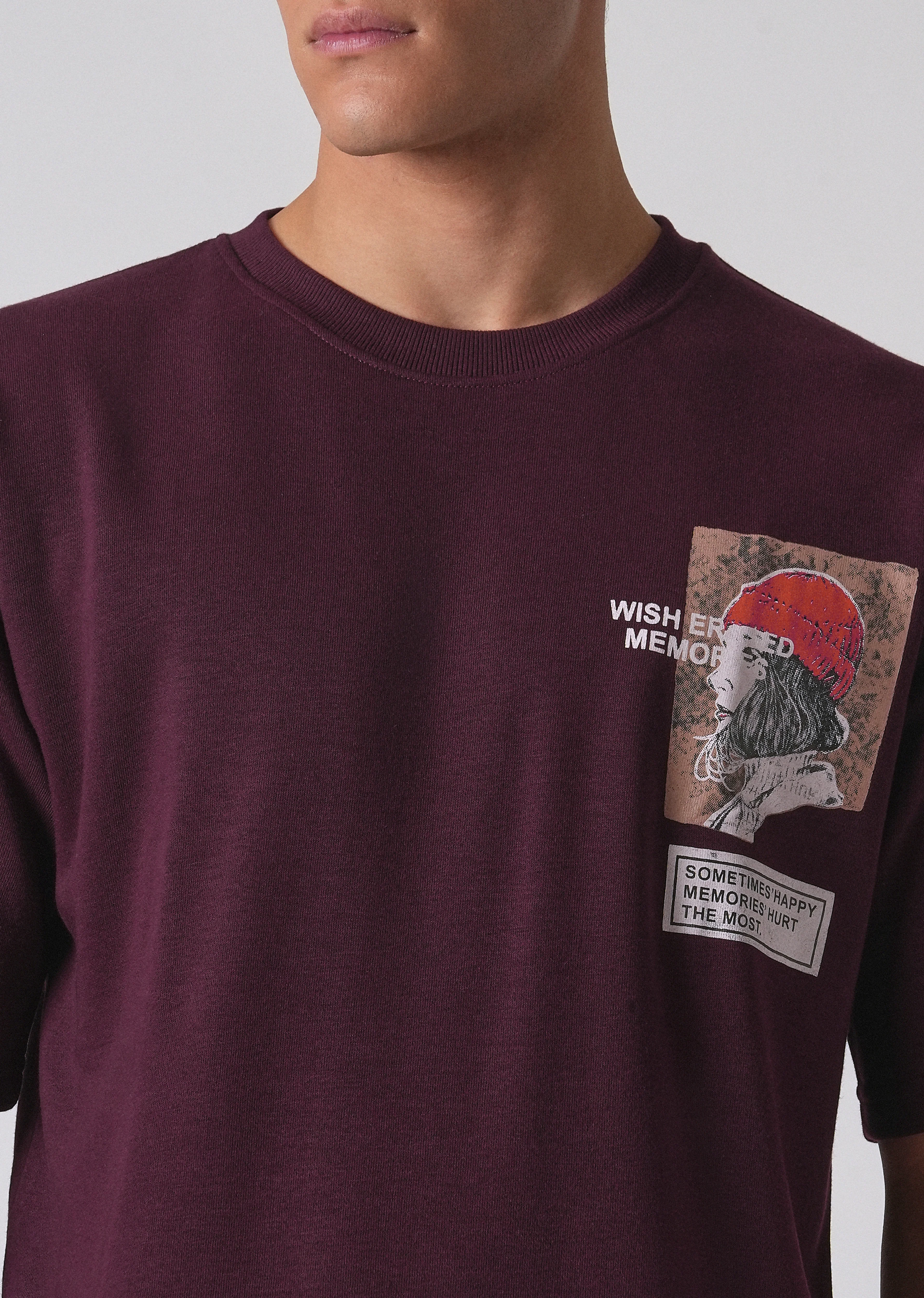 Mahogany Oversized T-shirt - Image 2