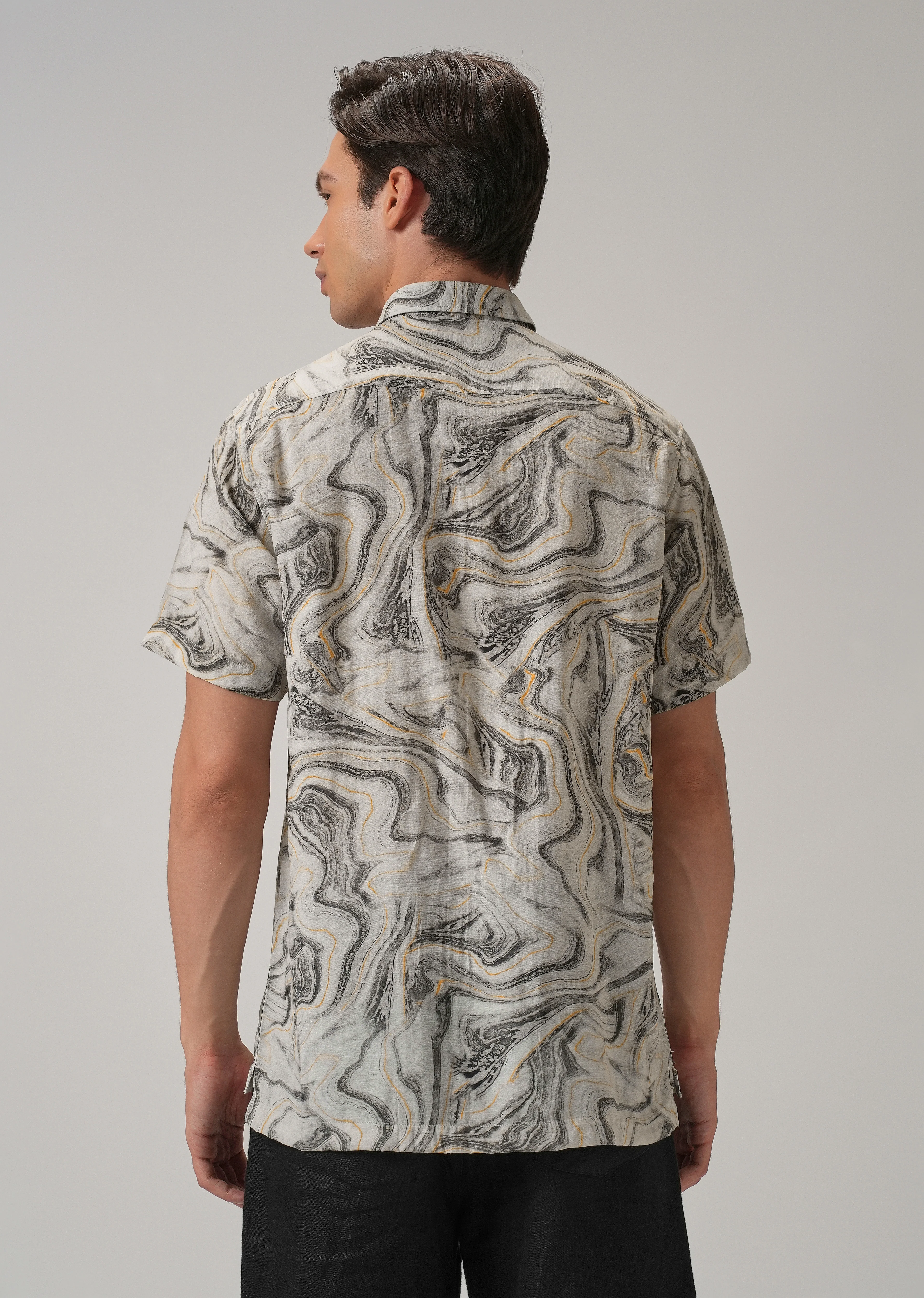 Marble Mirage Printed Shirt - Image 2