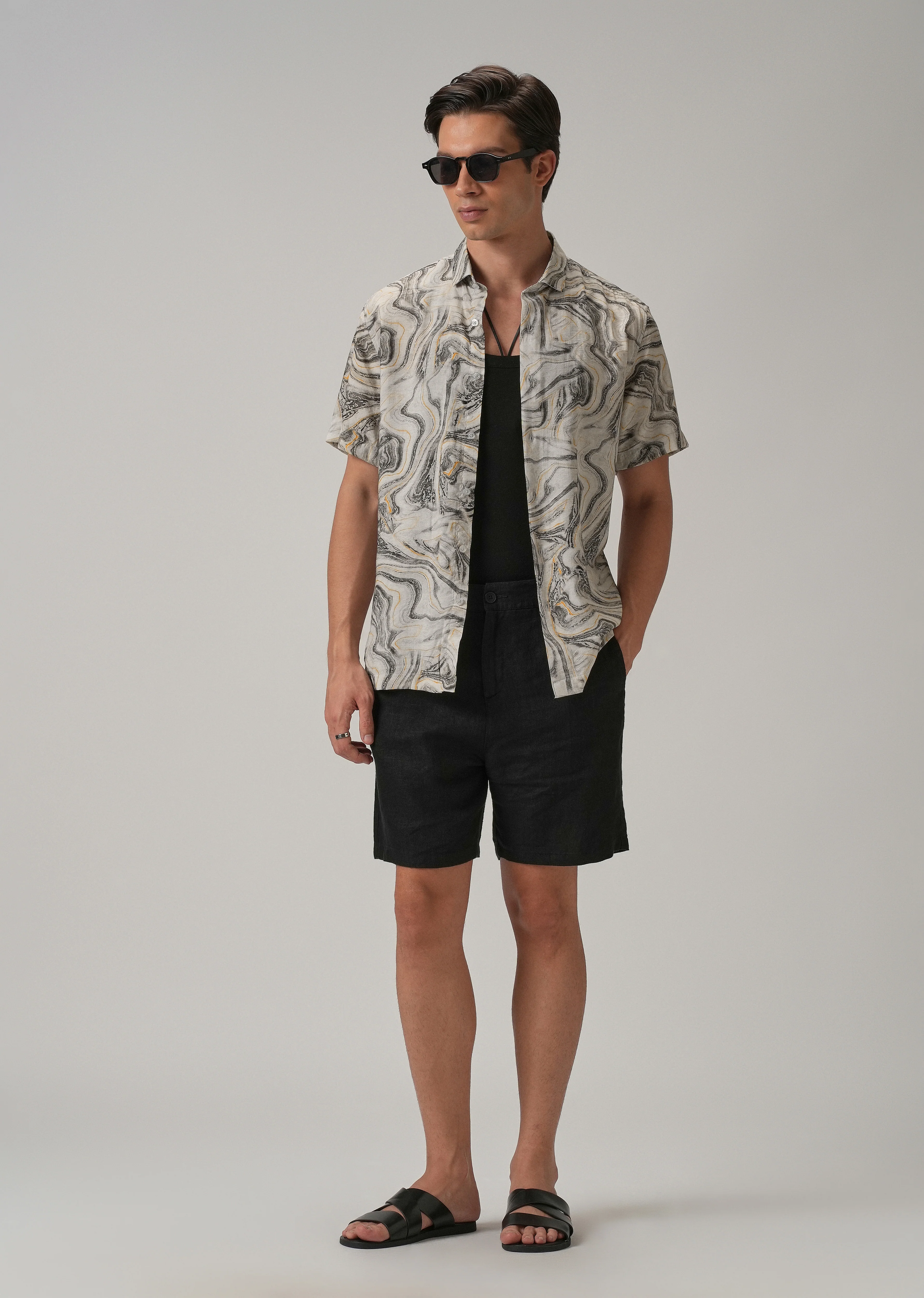 Marble Mirage Printed Shirt - Image 6