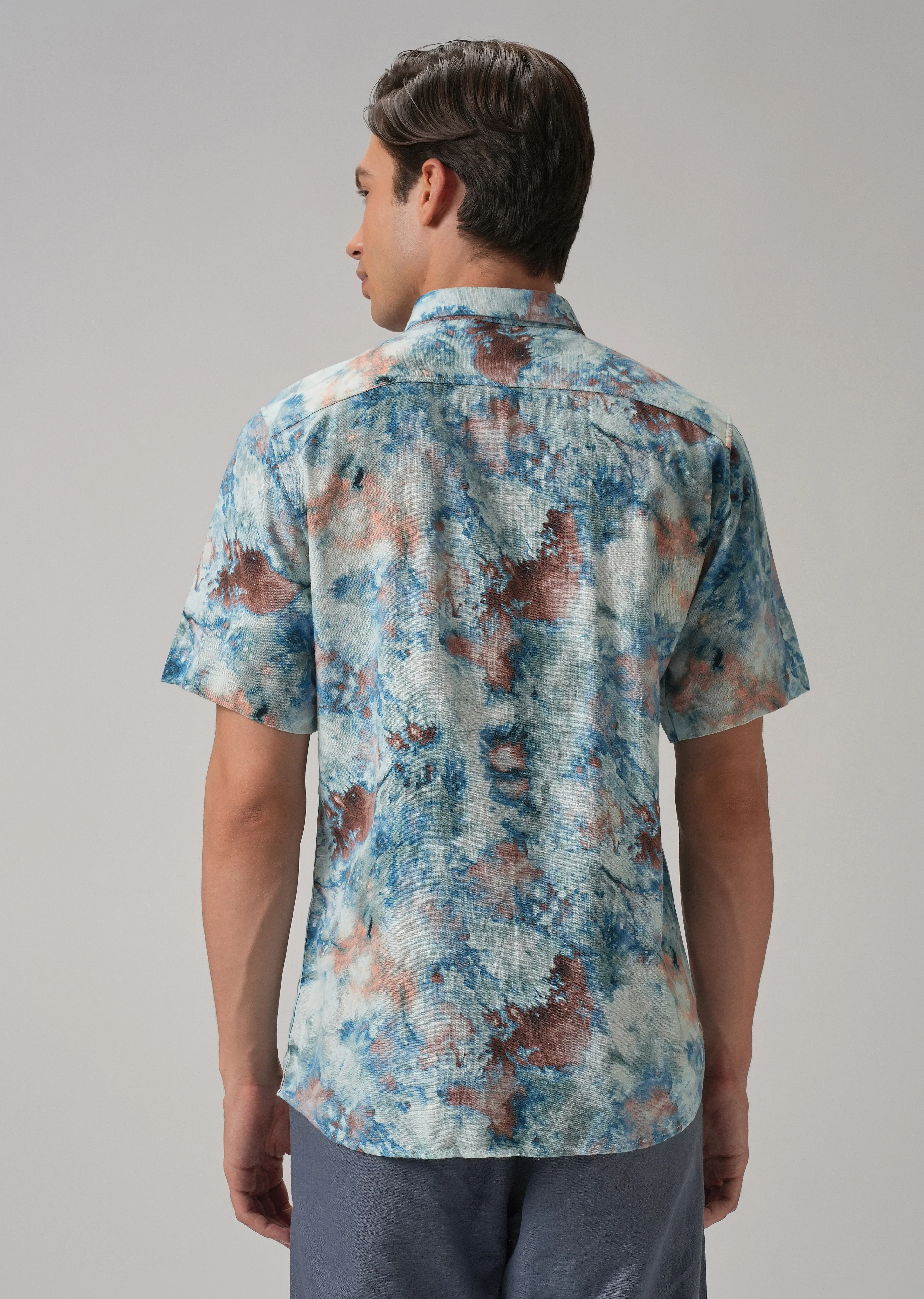 Marbleized Half Sleeve shirt - Image 2