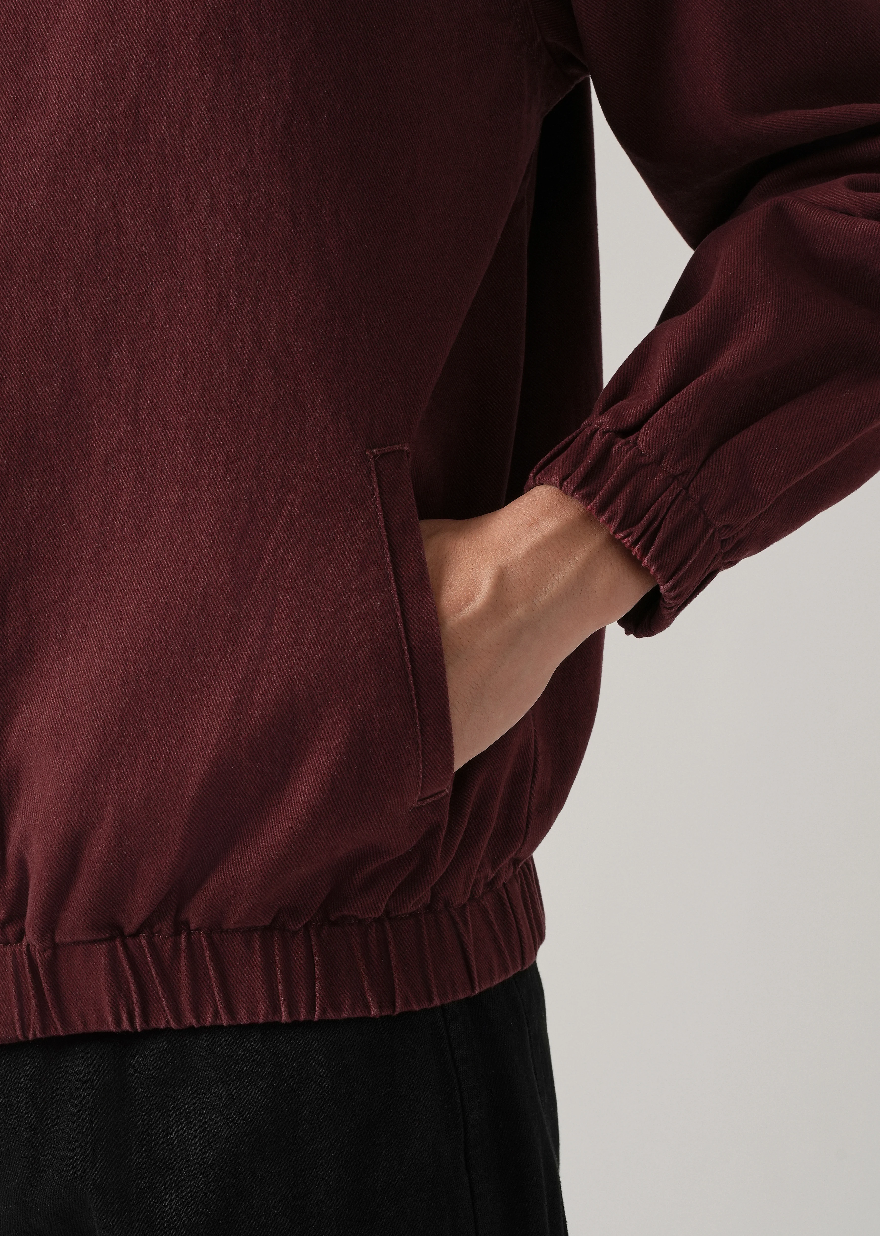 Maroon Zip-Up Jacket - Image 5