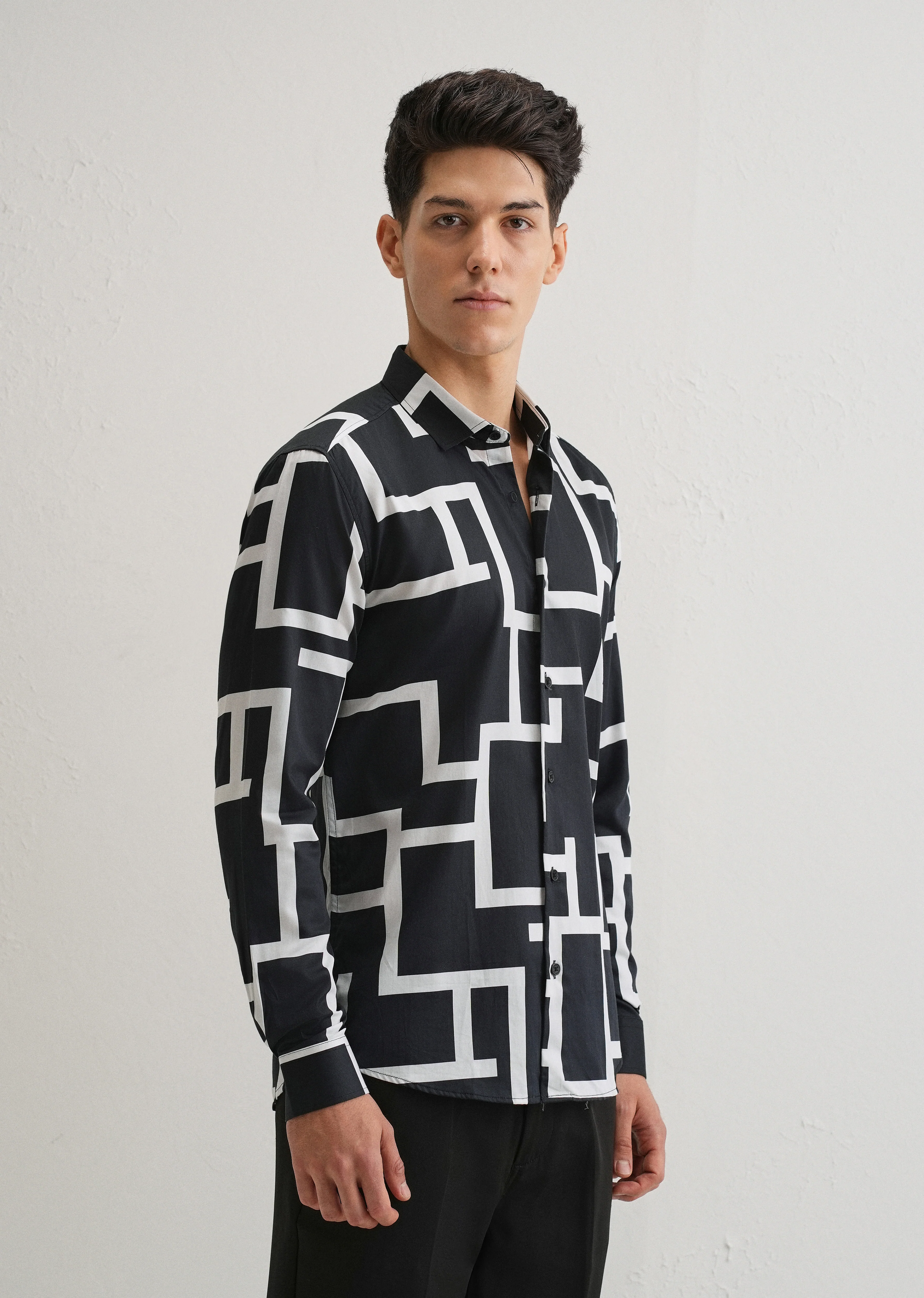 Maze Printed Shirt - Image 4