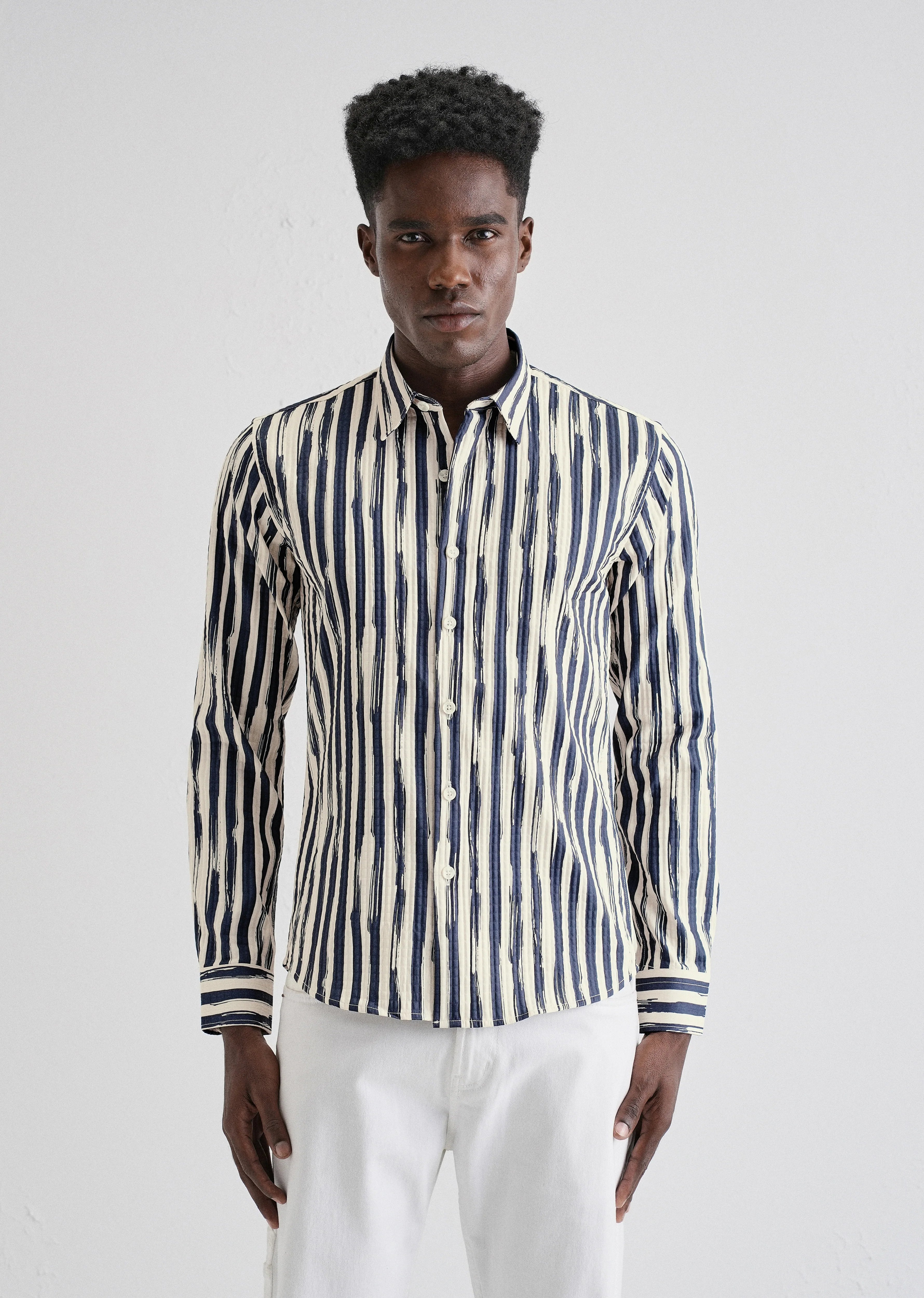 Midnight Stroke Puff Shirt - Image 3