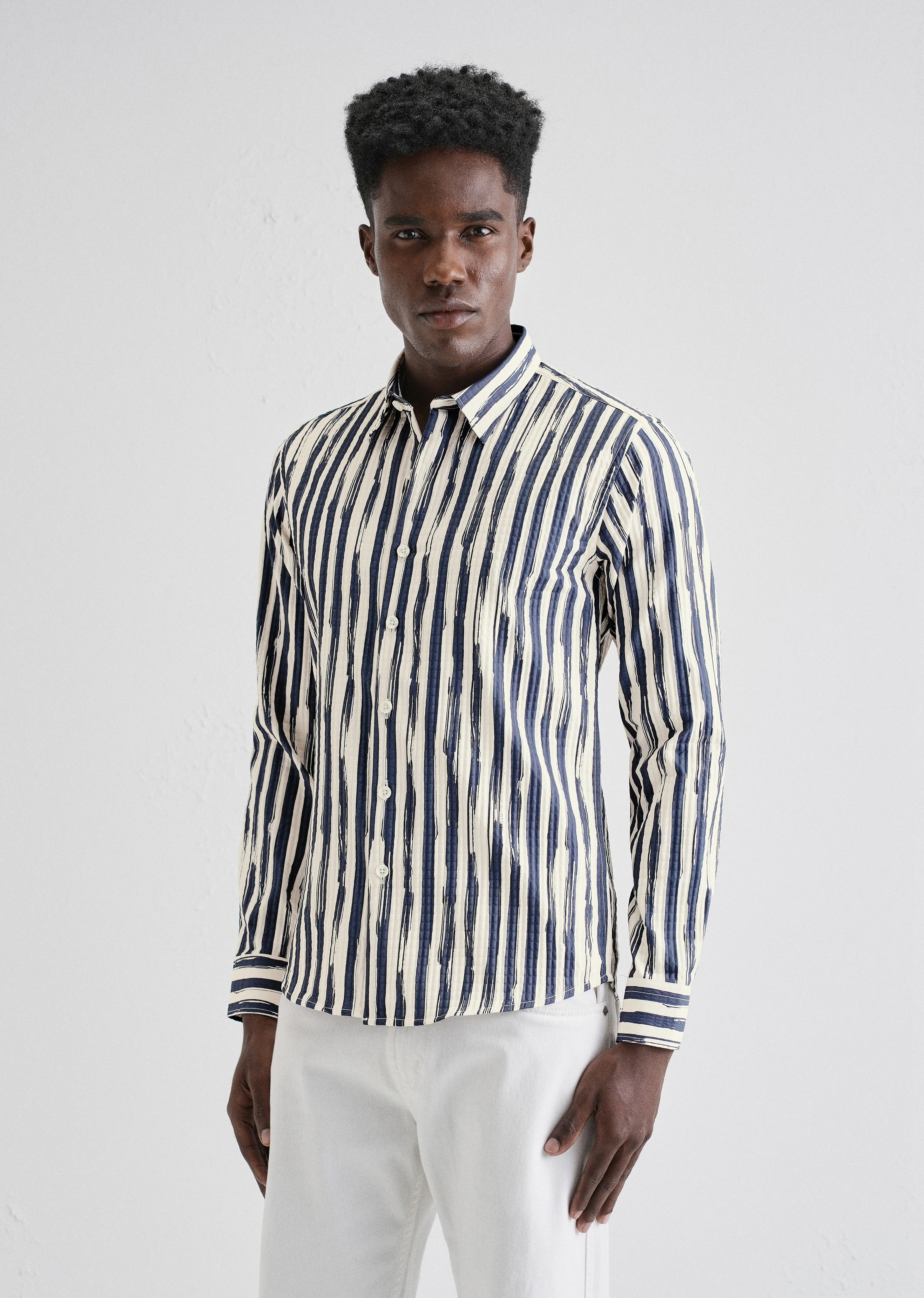 Midnight Stroke Puff Shirt - Image 4