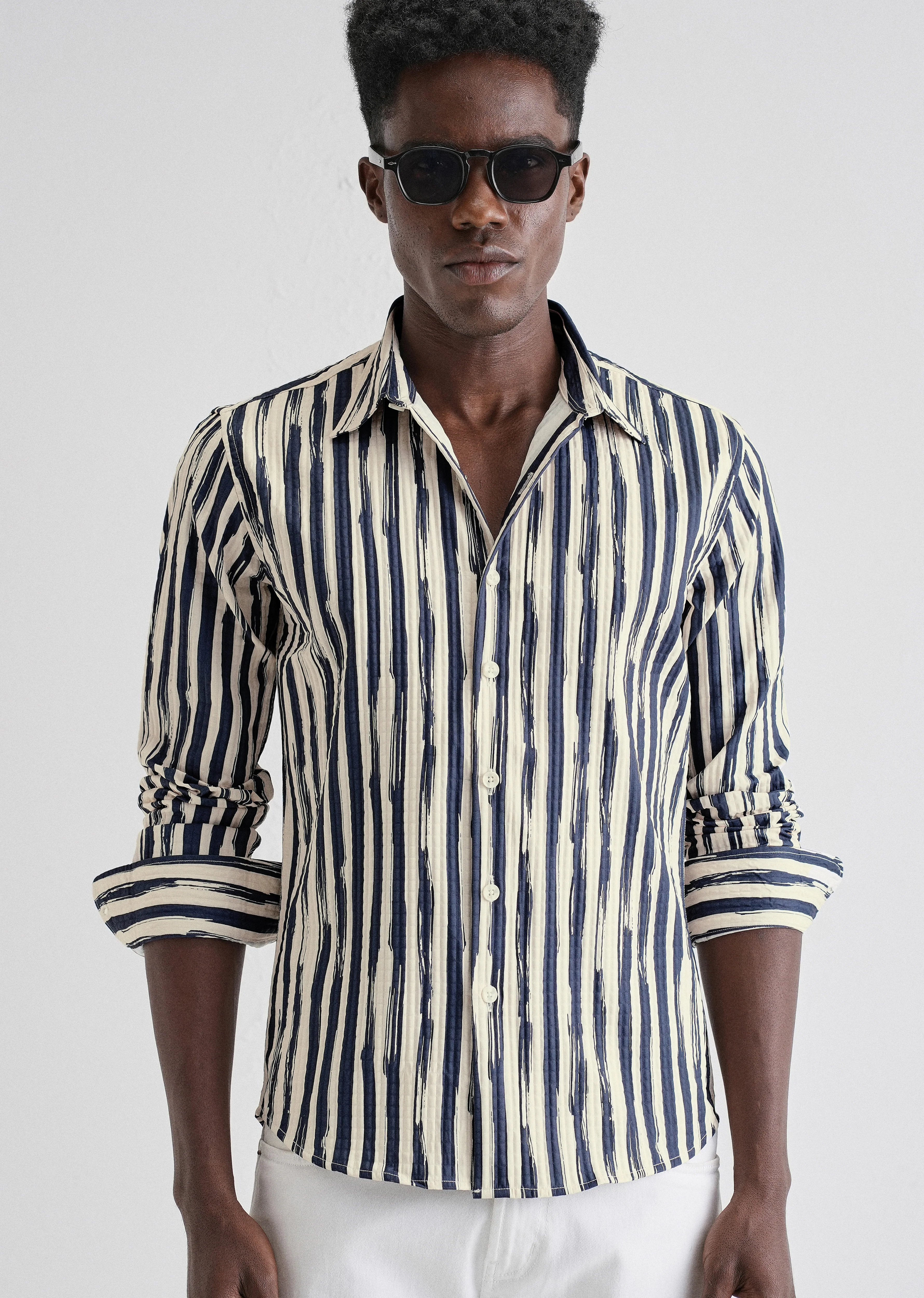 Midnight Stroke Puff Shirt - Image 7