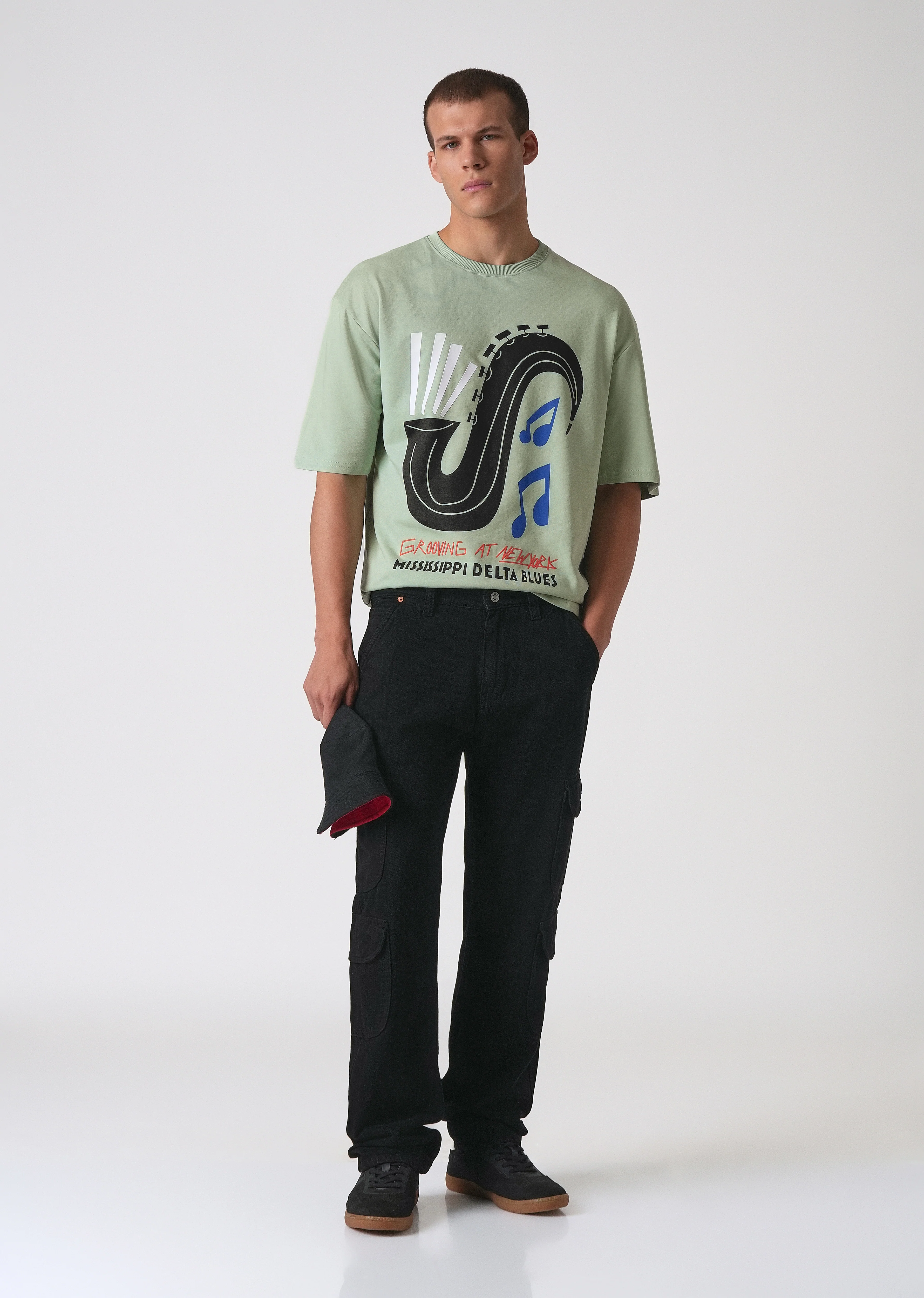 Mint Green Oversized T-shirt - Image 6