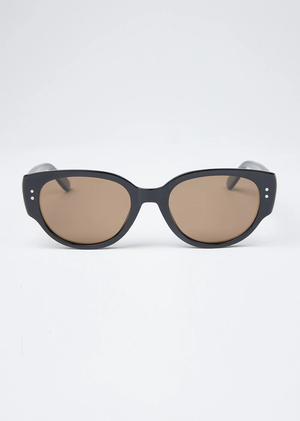MochaMist Unisex Oval Sunglasses - Image 2
