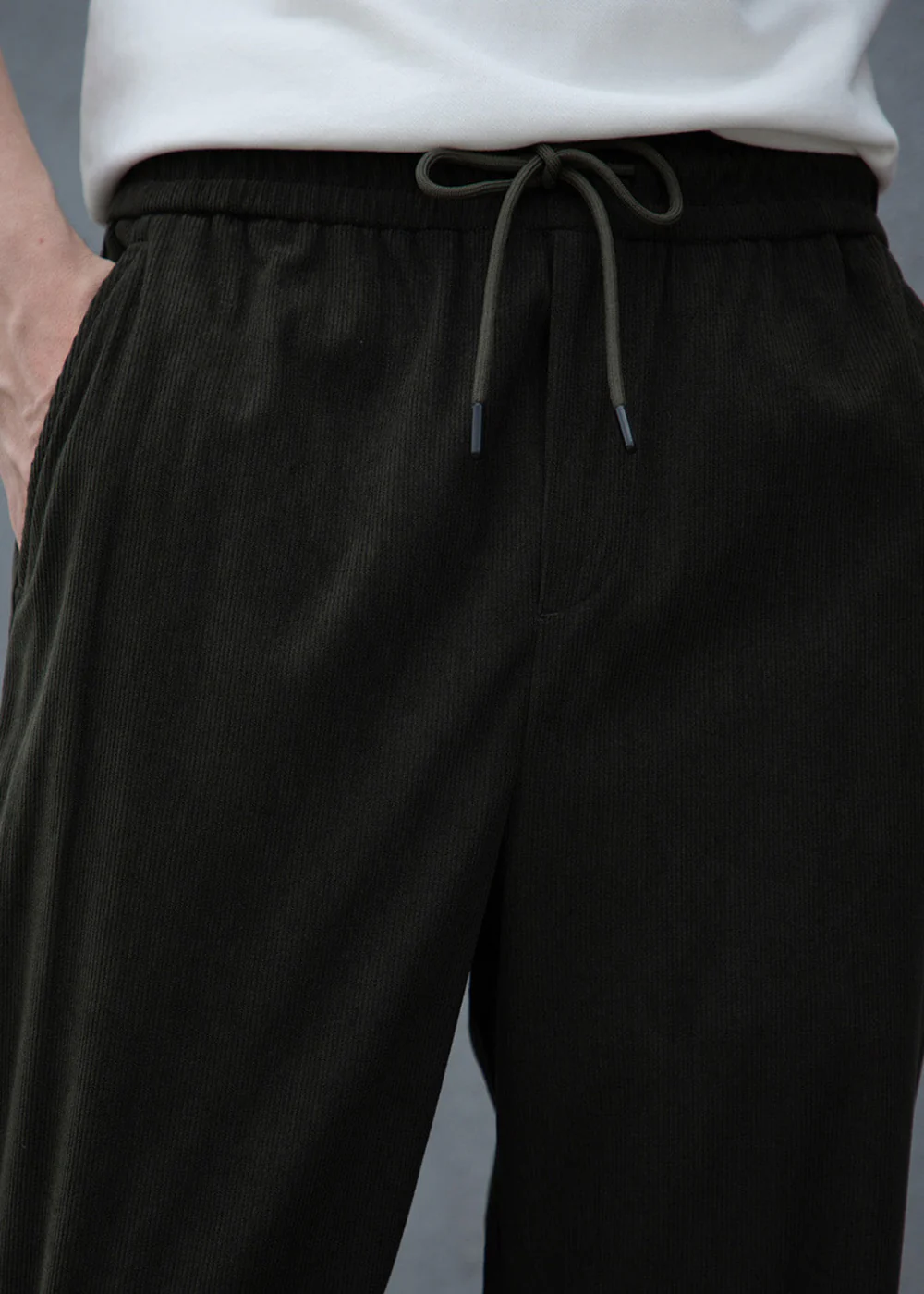 Moss Green Corduroy Pant - Image 2