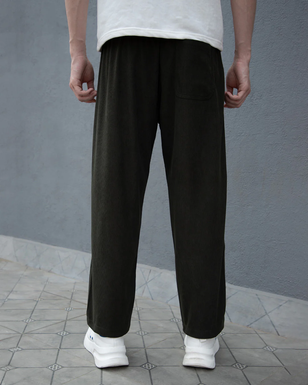 Moss Green Corduroy Pant - Image 5