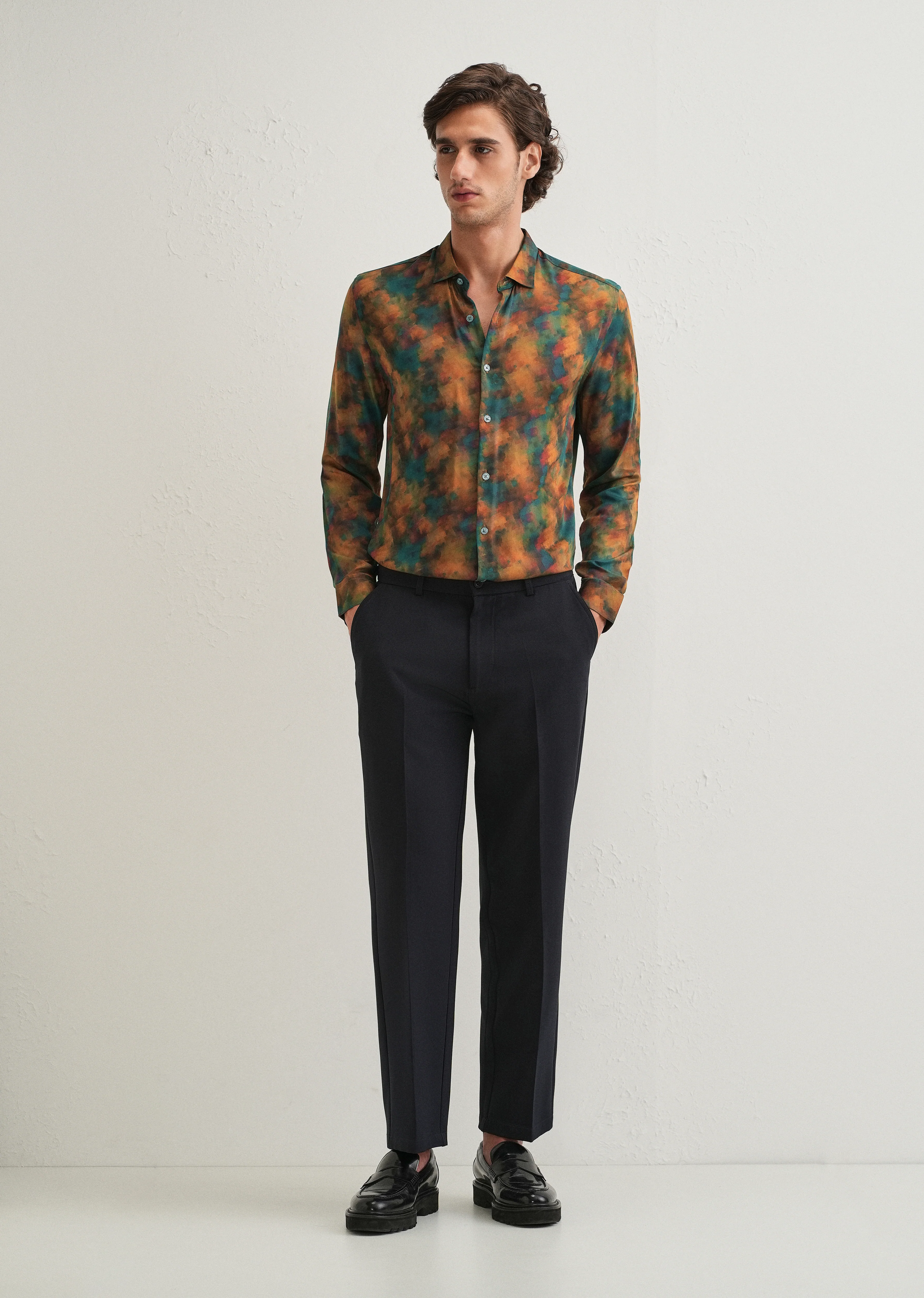Multi Color Abstract Printed Shirt - Image 6