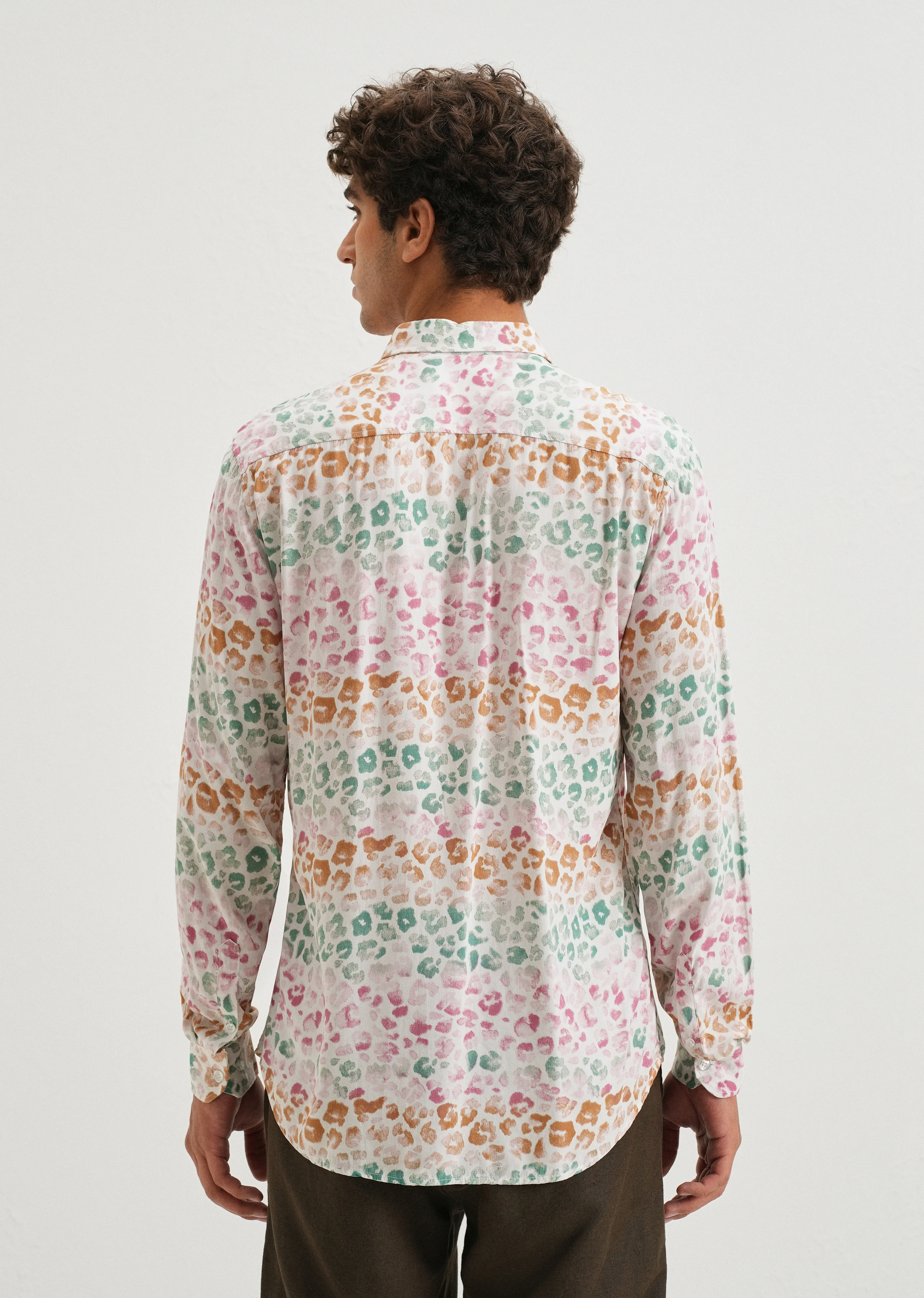 Multi coloured Panthera Print Full sleeve shirt - Image 2