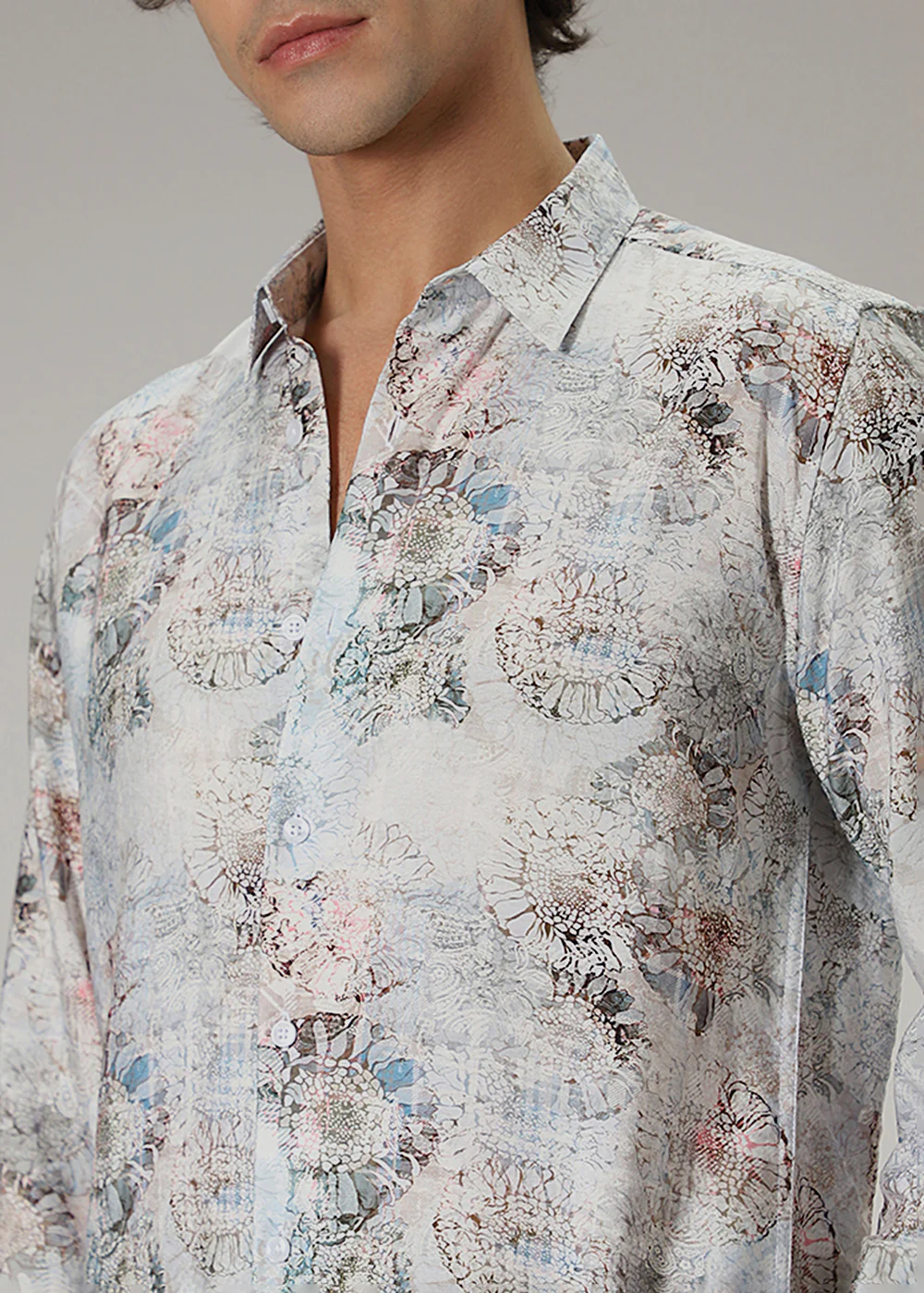Multi Floral Print Shirt - Image 2