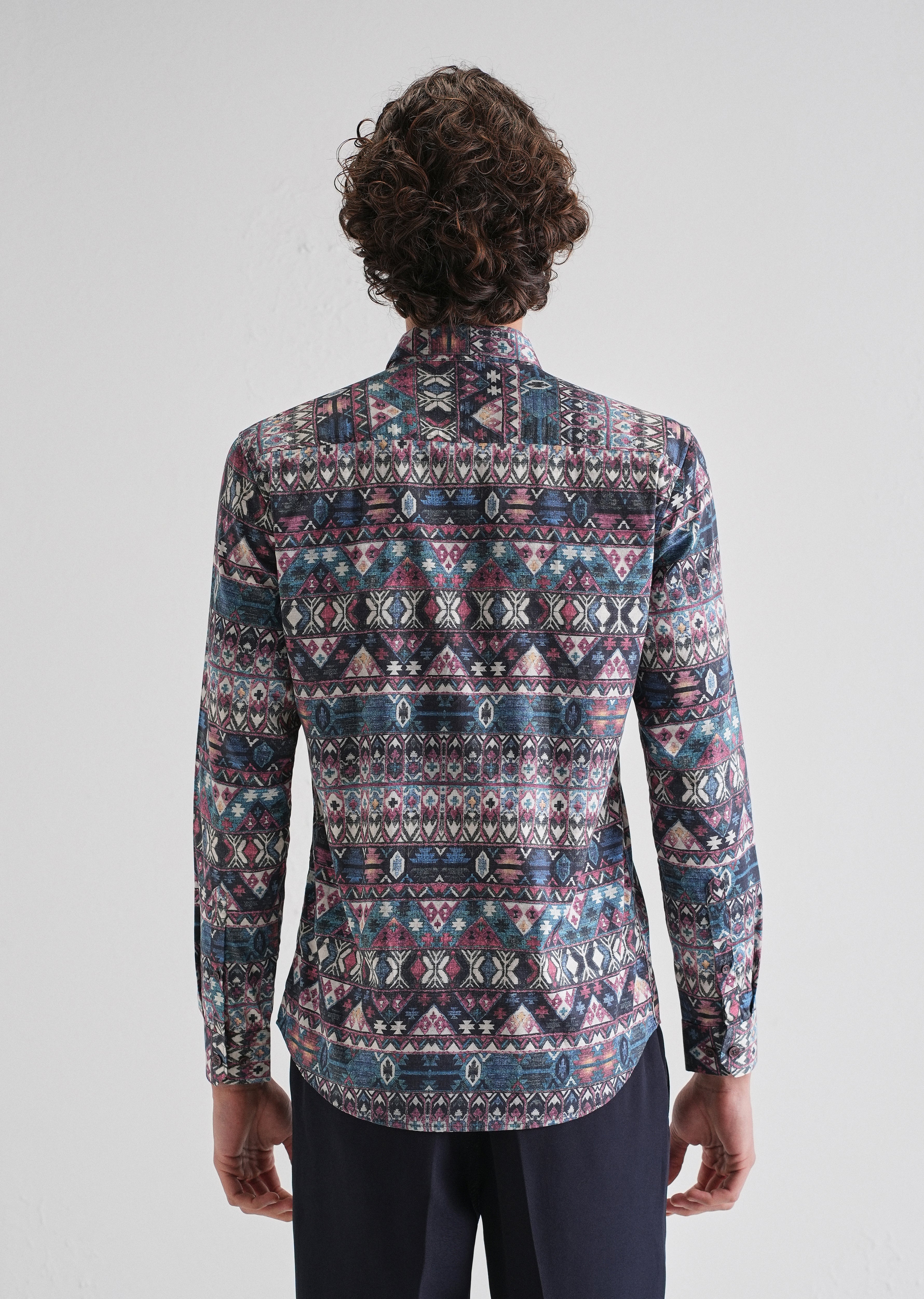 Multi Printed Full-Sleeves Shirt - Image 3