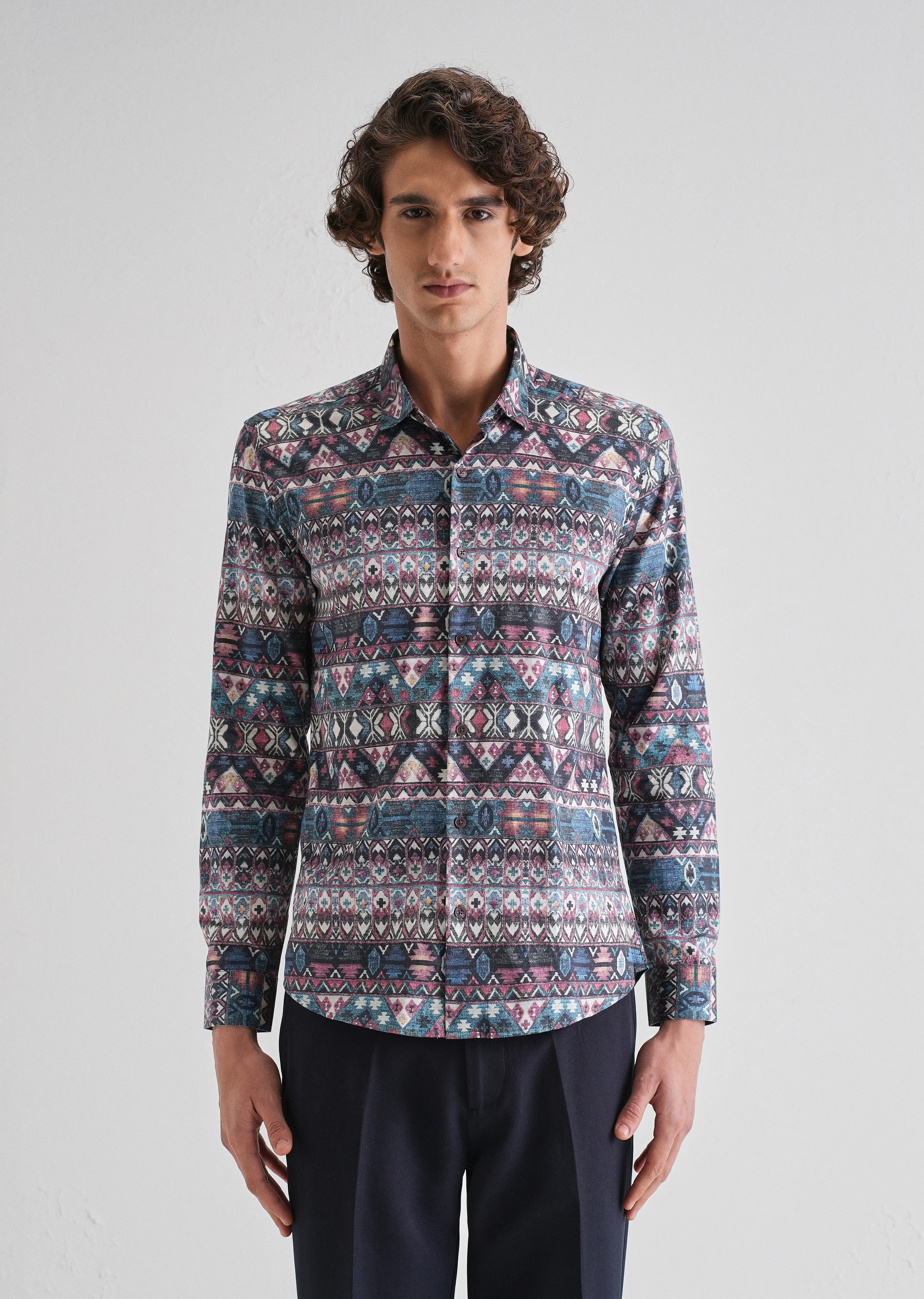 Multi Printed Full-Sleeves Shirt - Image 4